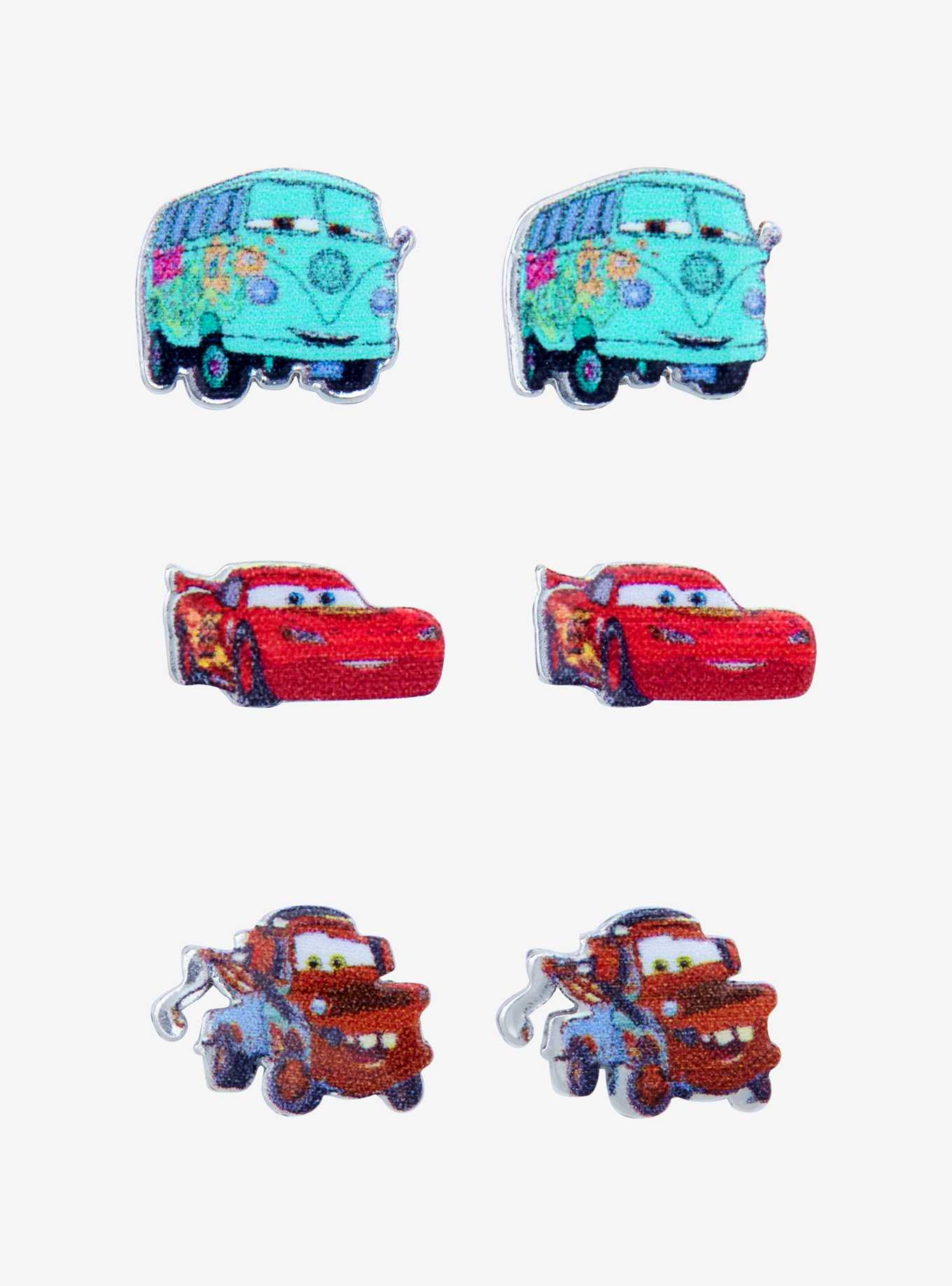 Disney Pixar Cars Character Stud Earring Set, , hi-res