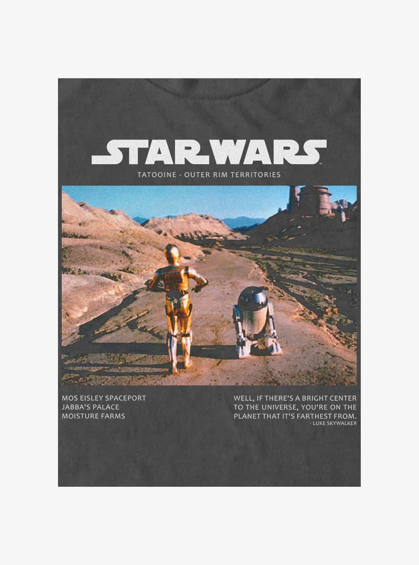 Star Wars Tatooine Traveler Extra Soft T-Shirt, CHARCOAL, alternate