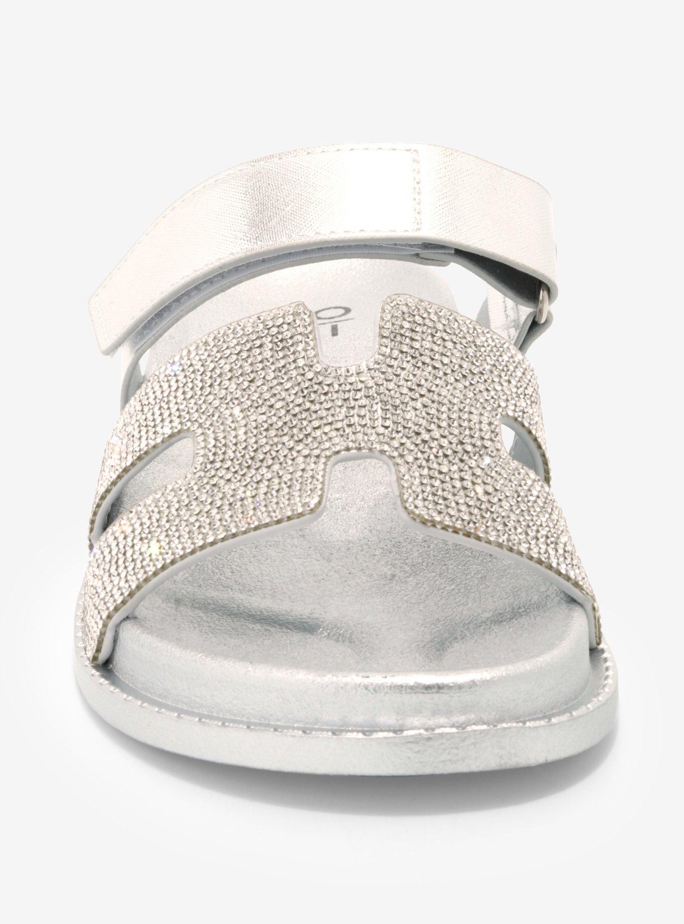 Yoki Silver Bling Slides, MULTI, alternate