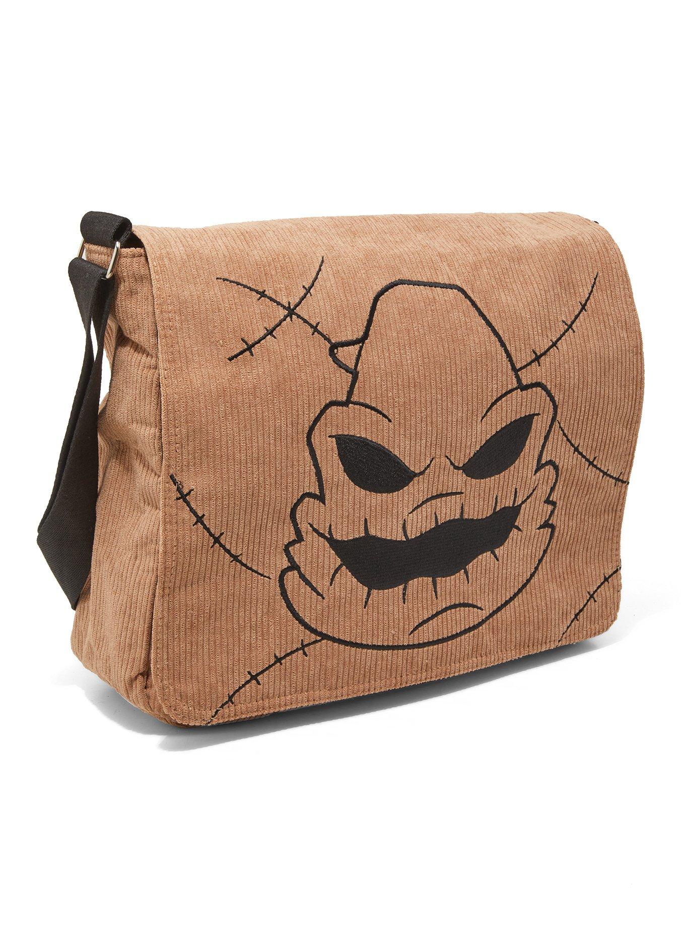 The Nightmare Before Christmas Oogie Boogie Corduroy Messenger Bag, , hi-res