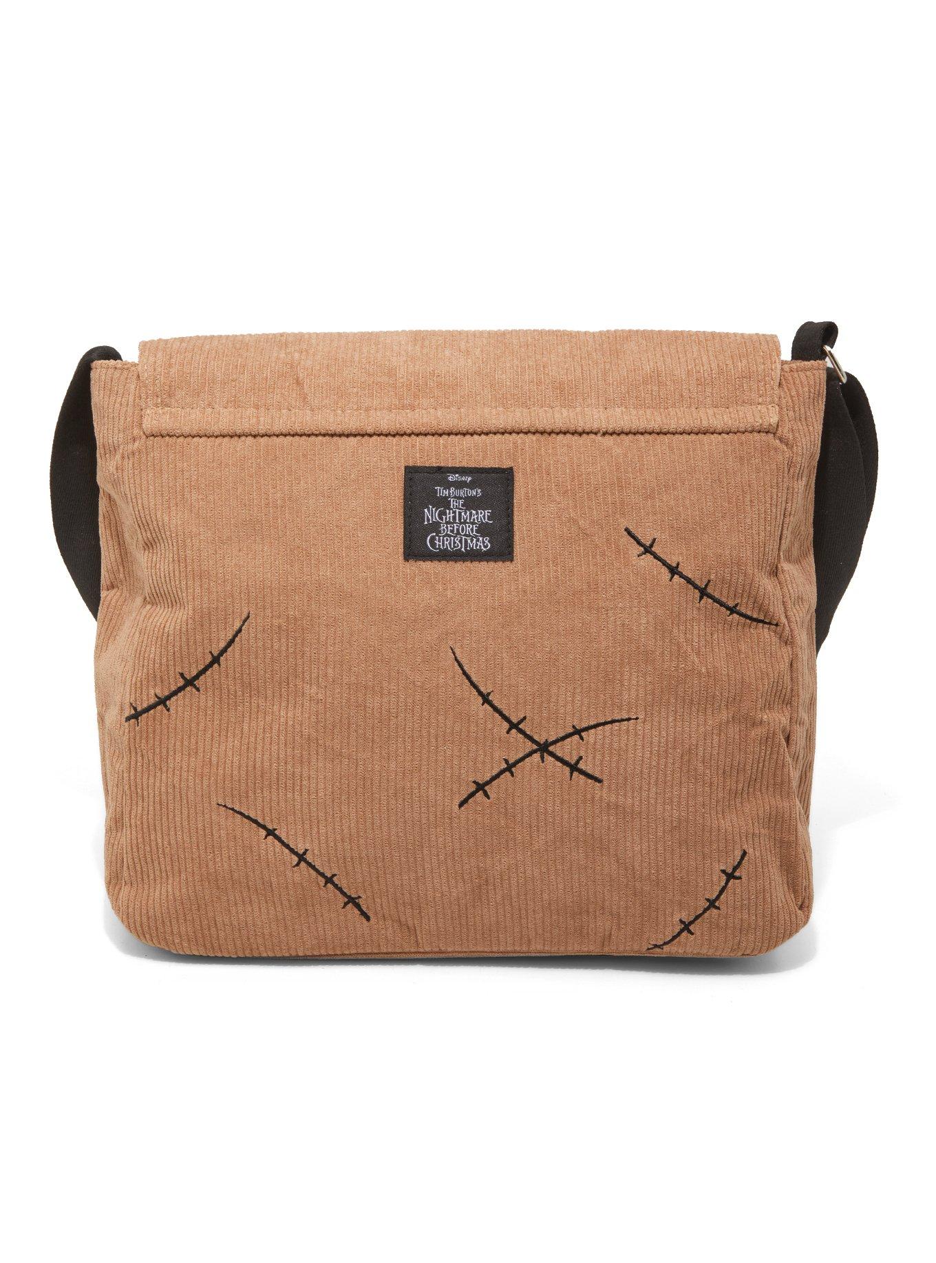 The Nightmare Before Christmas Oogie Boogie Corduroy Messenger Bag, , alternate