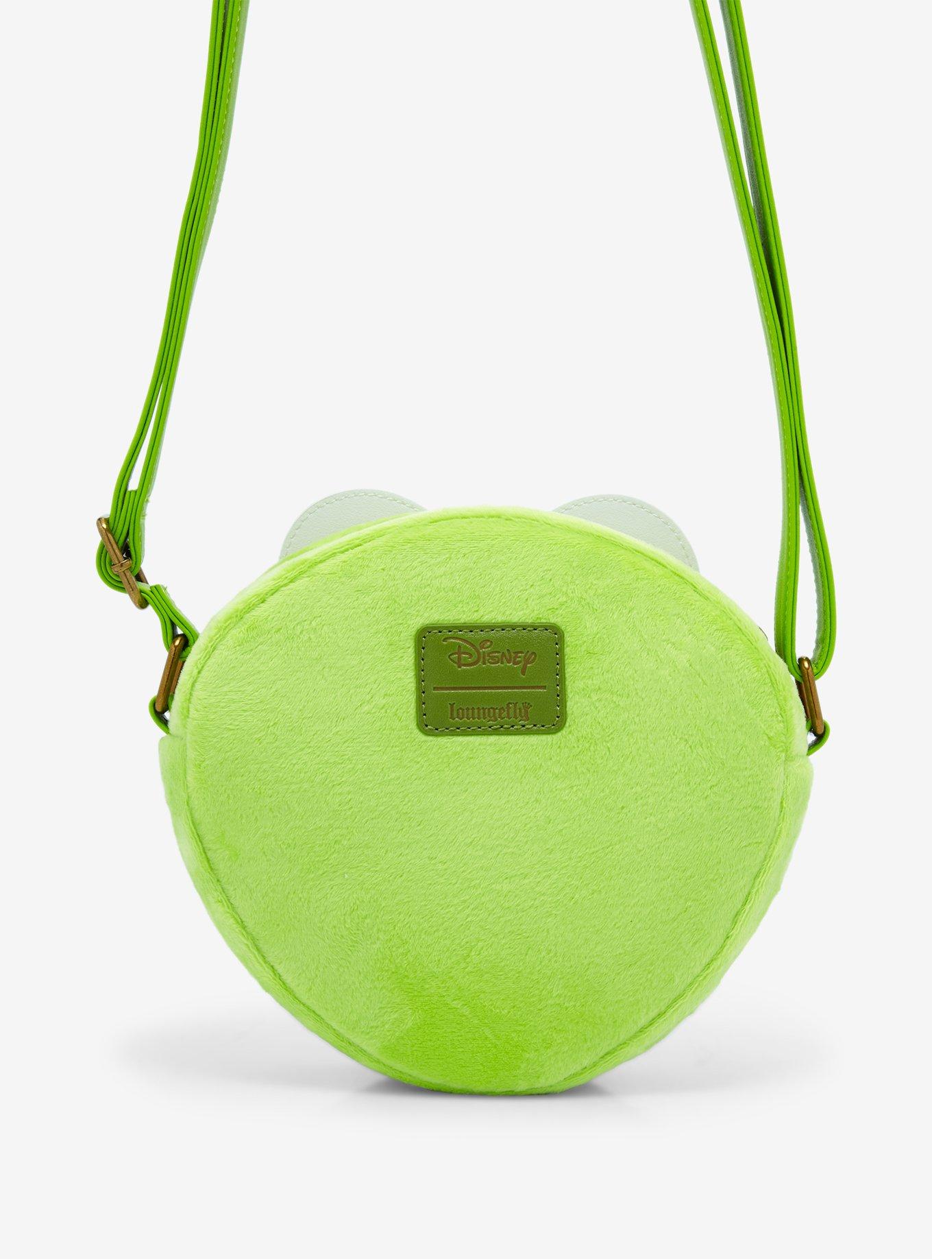 Loungefly Disney The Muppets Kermit Face Crossbody Bag Hot Topic Exclusive, , alternate