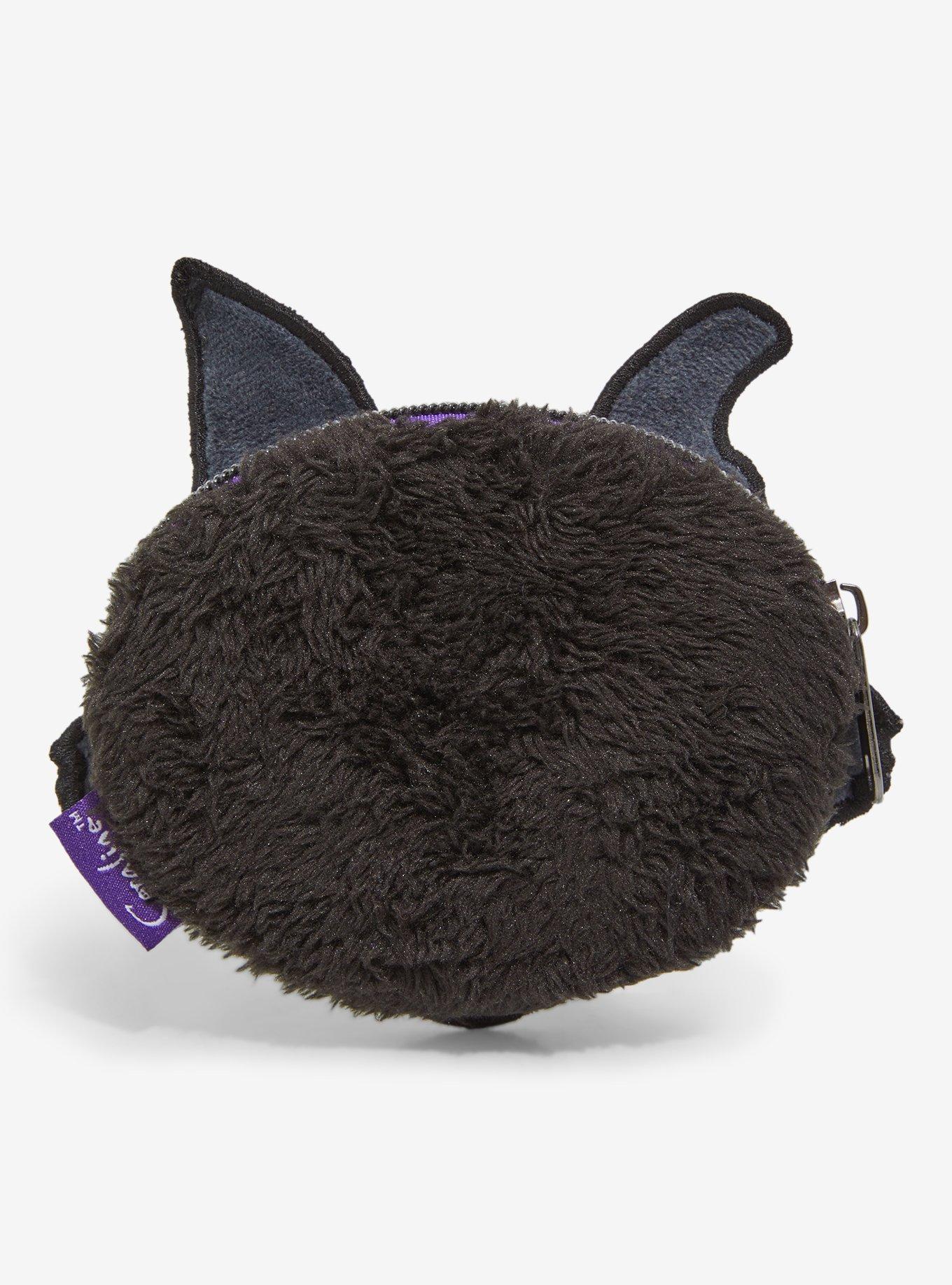 Loungefly Coraline Black Cat Plush Coin Purse