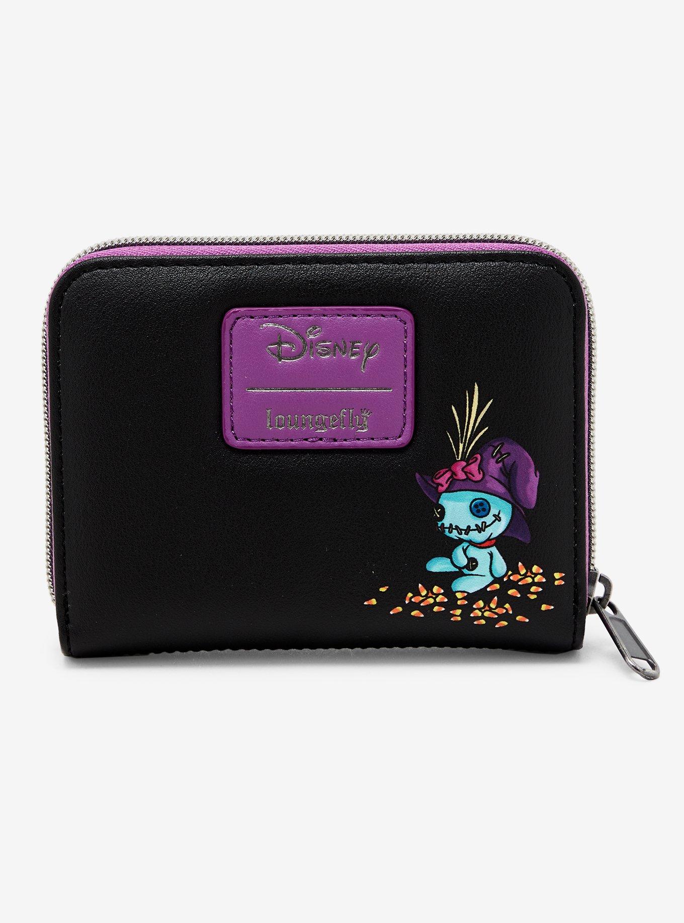 Loungefly Disney Stitch & Scrump Trick Or Treat Mini Zipper Wallet, , hi-res