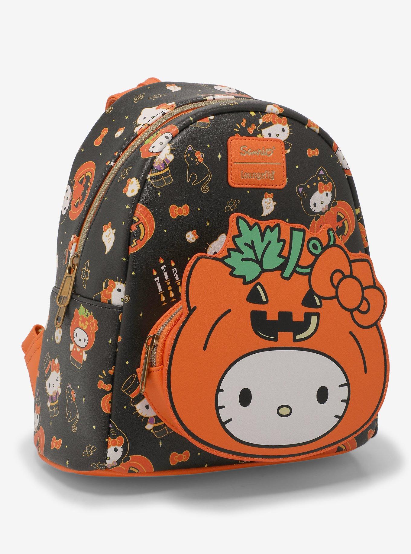 Loungefly Hello Kitty Pumpkin Mini Backpack, , alternate