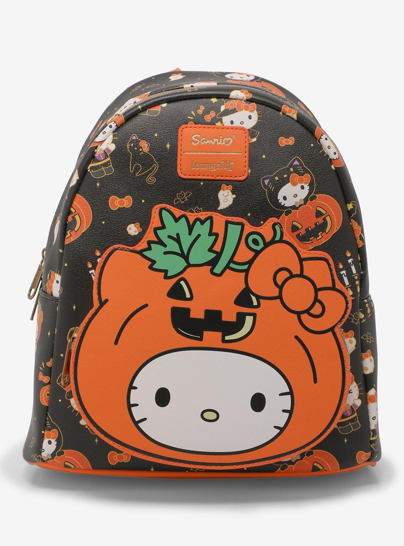 Shop Loungefly Hello Kitty Pumpkin Mini Backpack