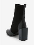 Yoki Black Ankle Sock Boots, MULTI, alternate