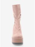 Yoki Blush Pink Patent Boots, MULTI, alternate