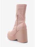 Yoki Blush Pink Patent Boots, MULTI, alternate
