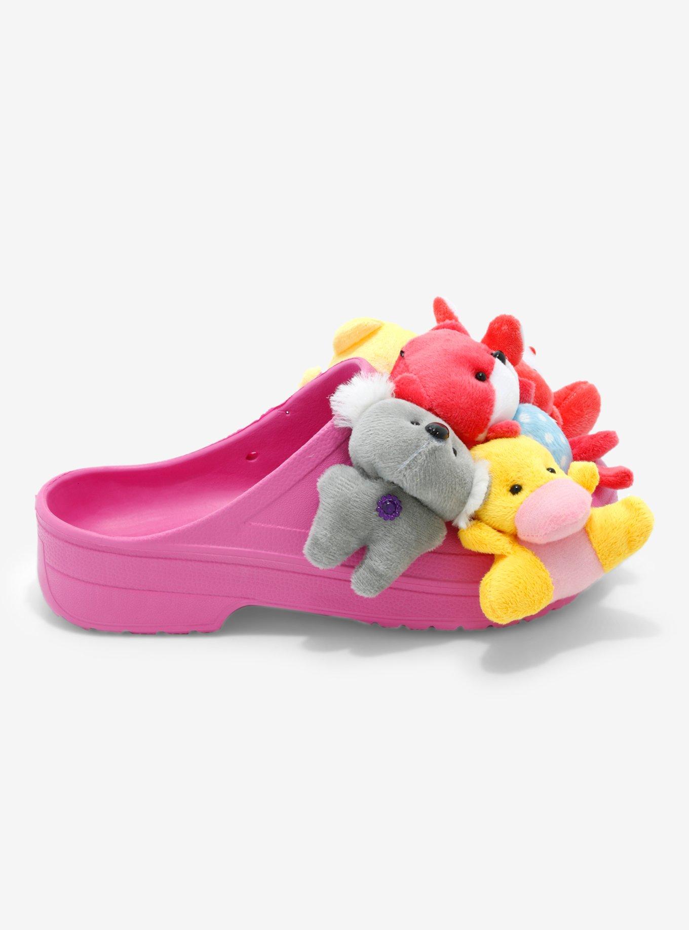 Plush Animal Rubber Clogs, MULTI, alternate