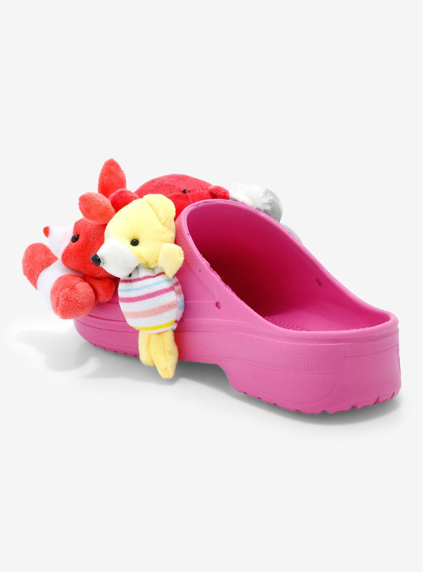 Plush Animal Rubber Clogs, MULTI, alternate