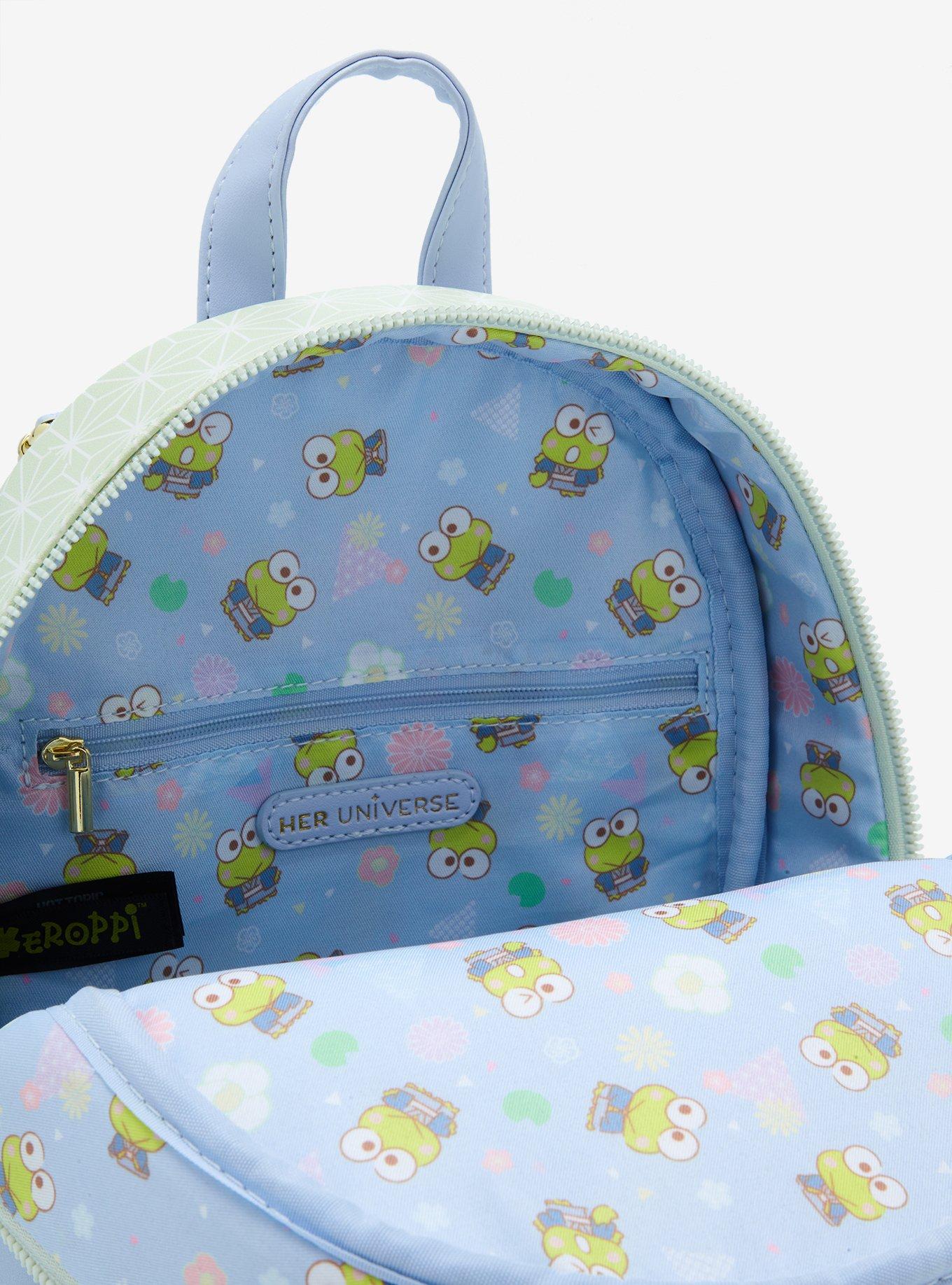 Her Universe Keroppi Wagara Kimono Mini Backpack, , alternate
