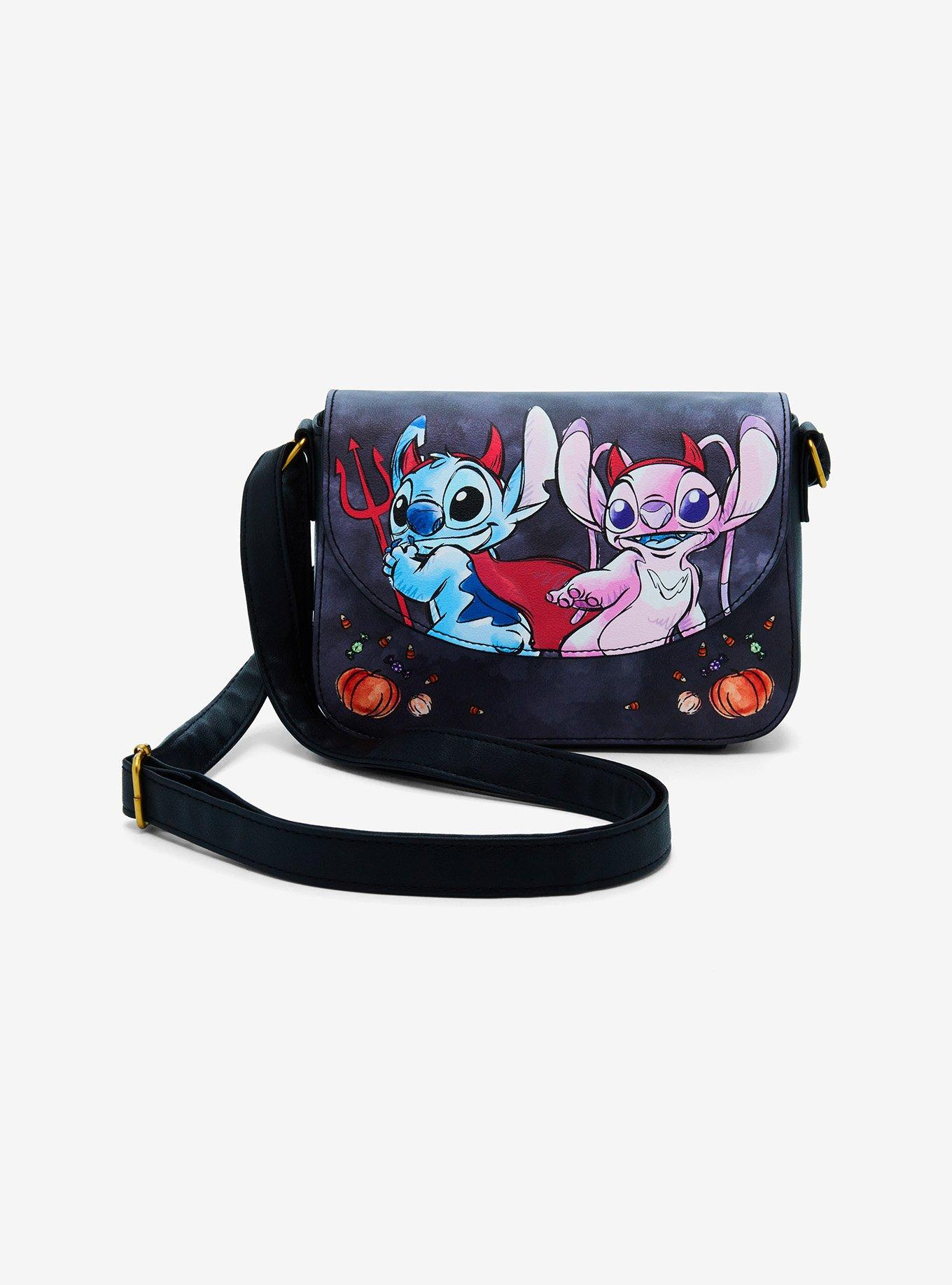 Shop Loungefly Disney Stitch & Angel Devils Crossbody Bag