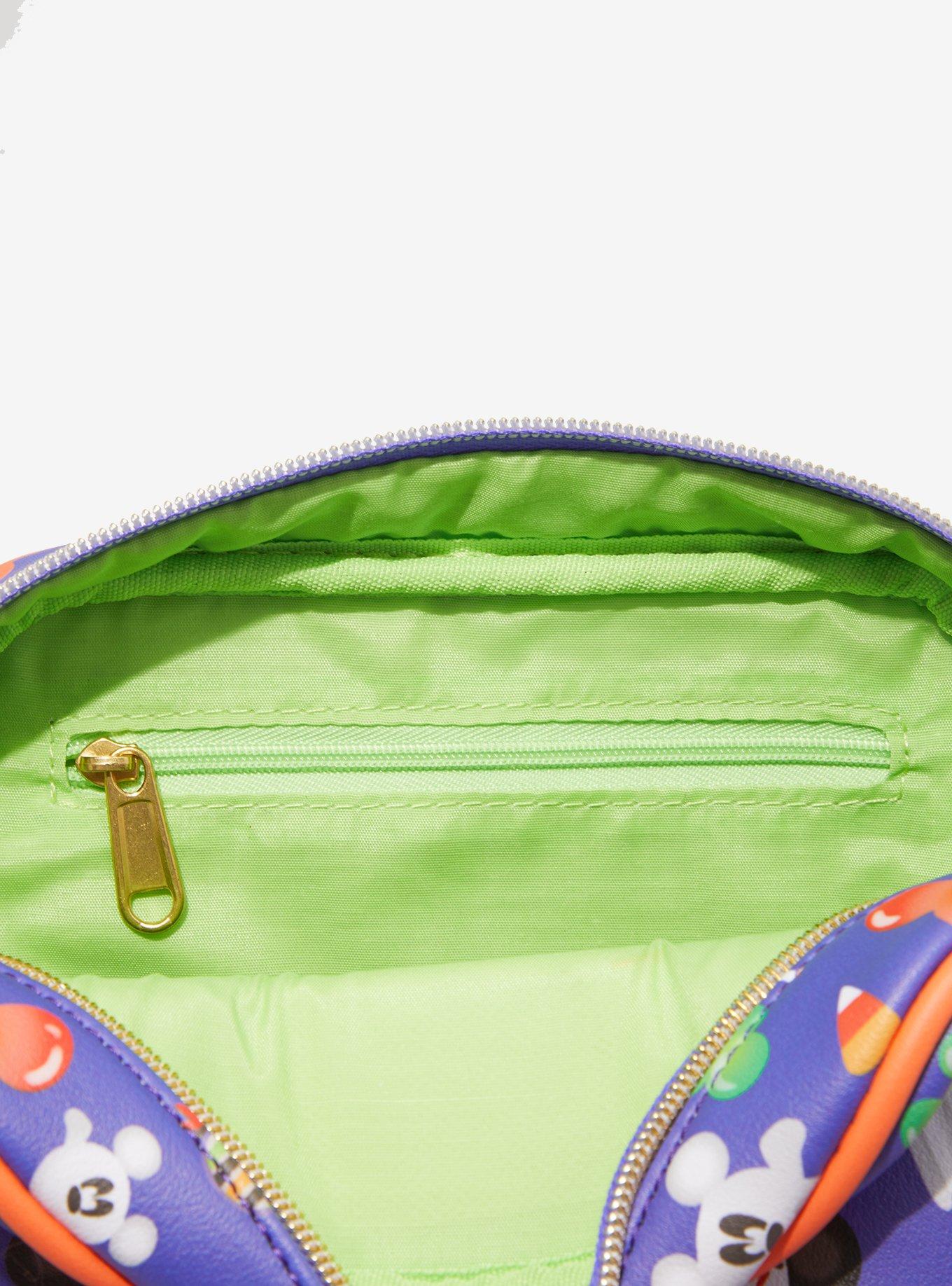 Loungefly Disney Mickey Mouse Halloween Treats Crossbody Bag, , alternate