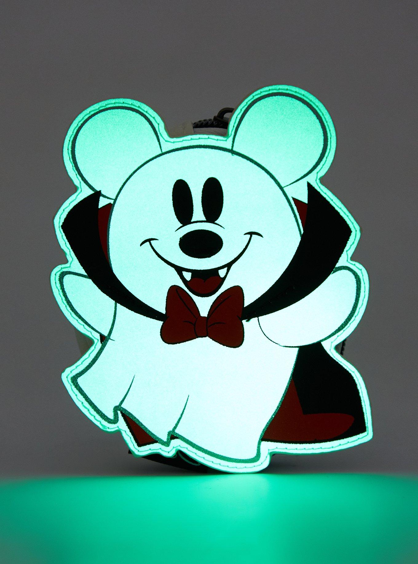 Loungefly Disney Mickey Mouse Vampire Ghost Coin Purse, , alternate