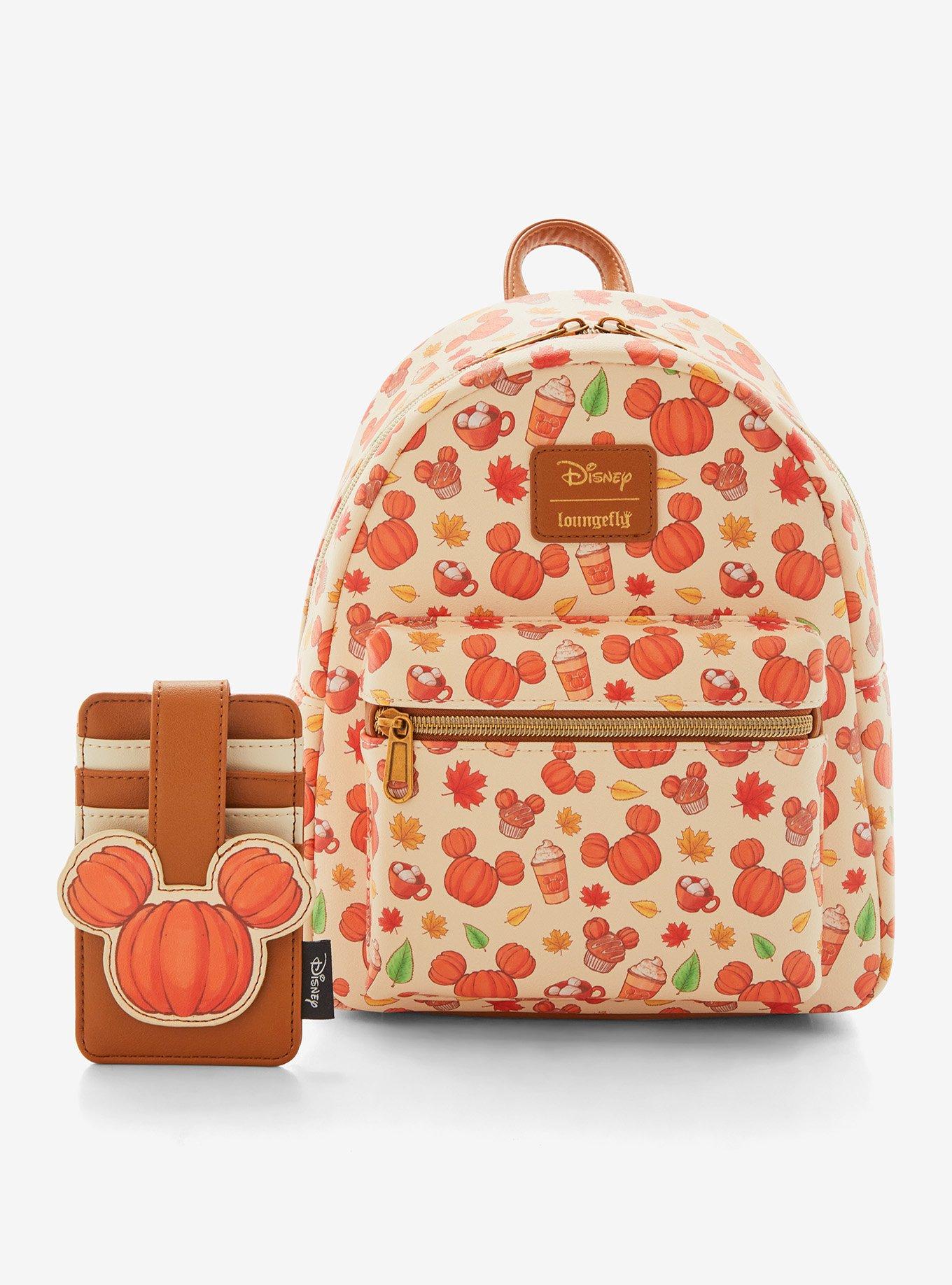 Loungefly Disney Mickey Mouse Pumpkin Treats Mini Backpack, , alternate