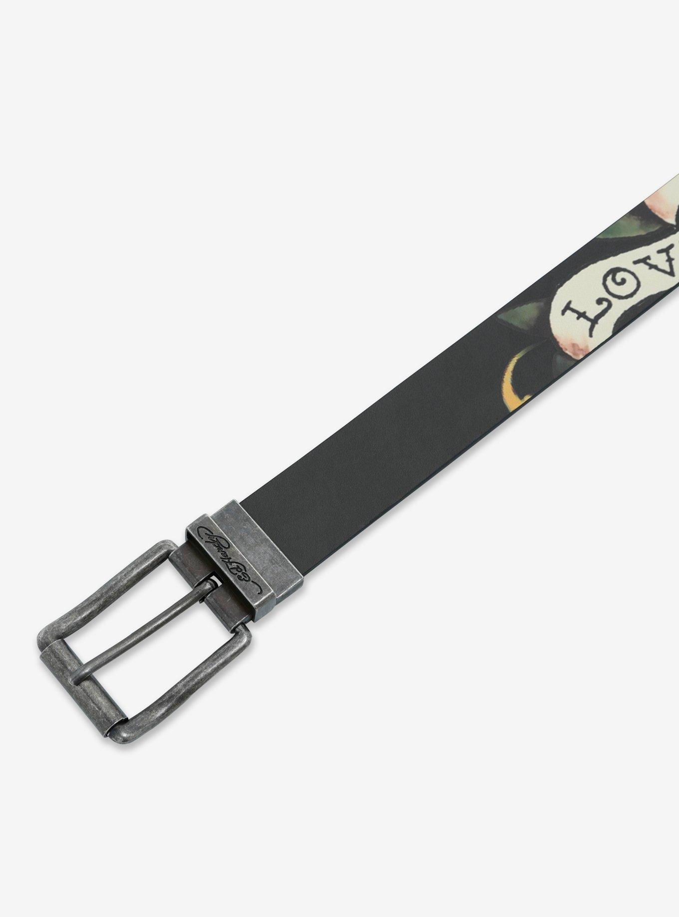Ed Hardy Tattoo Skull Belt, MULTI, alternate
