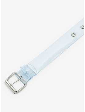 Clear Silver Grommet Belt, , hi-res