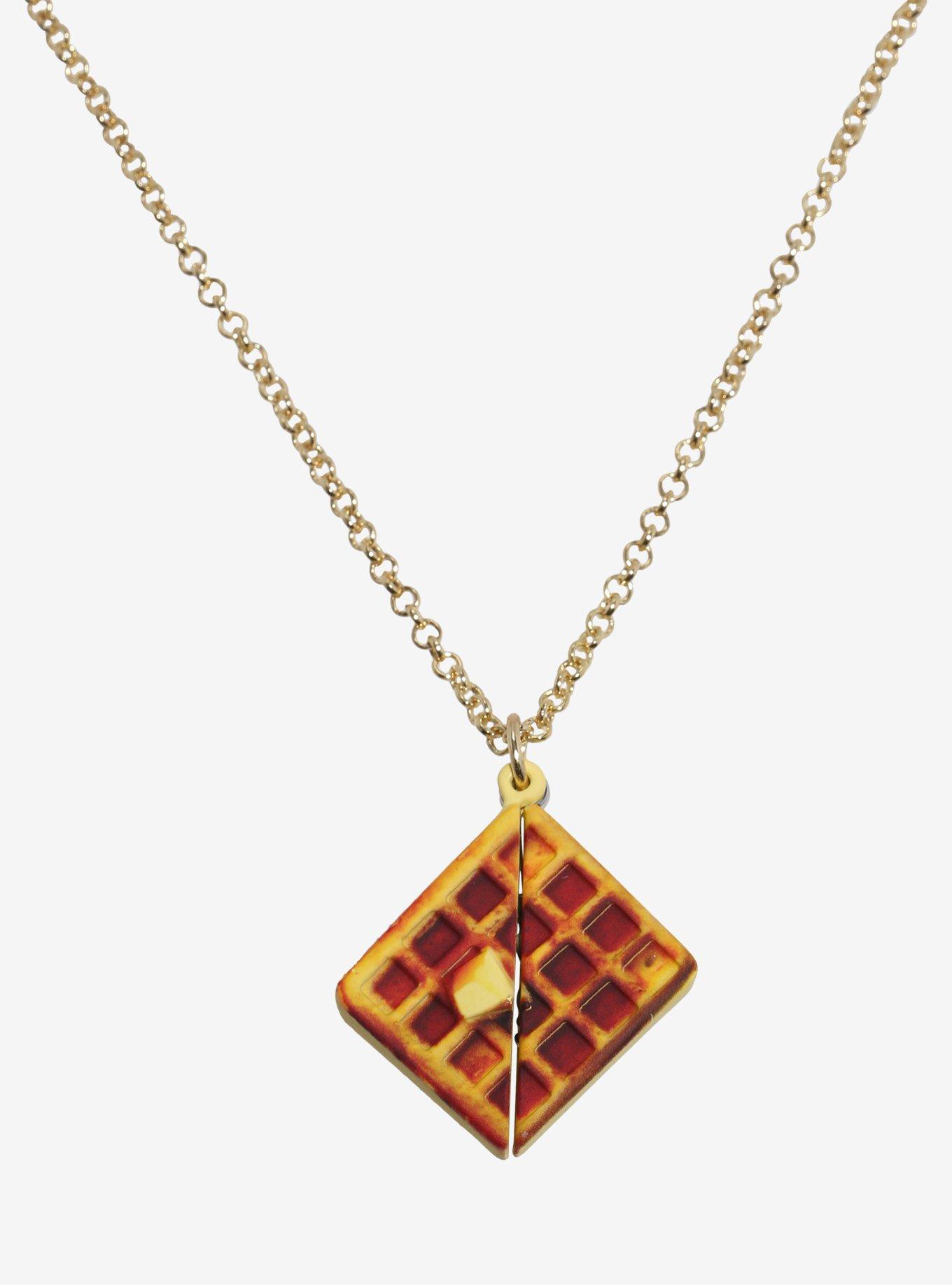 Shrek Donkey Waffle Locket Necklace, , alternate