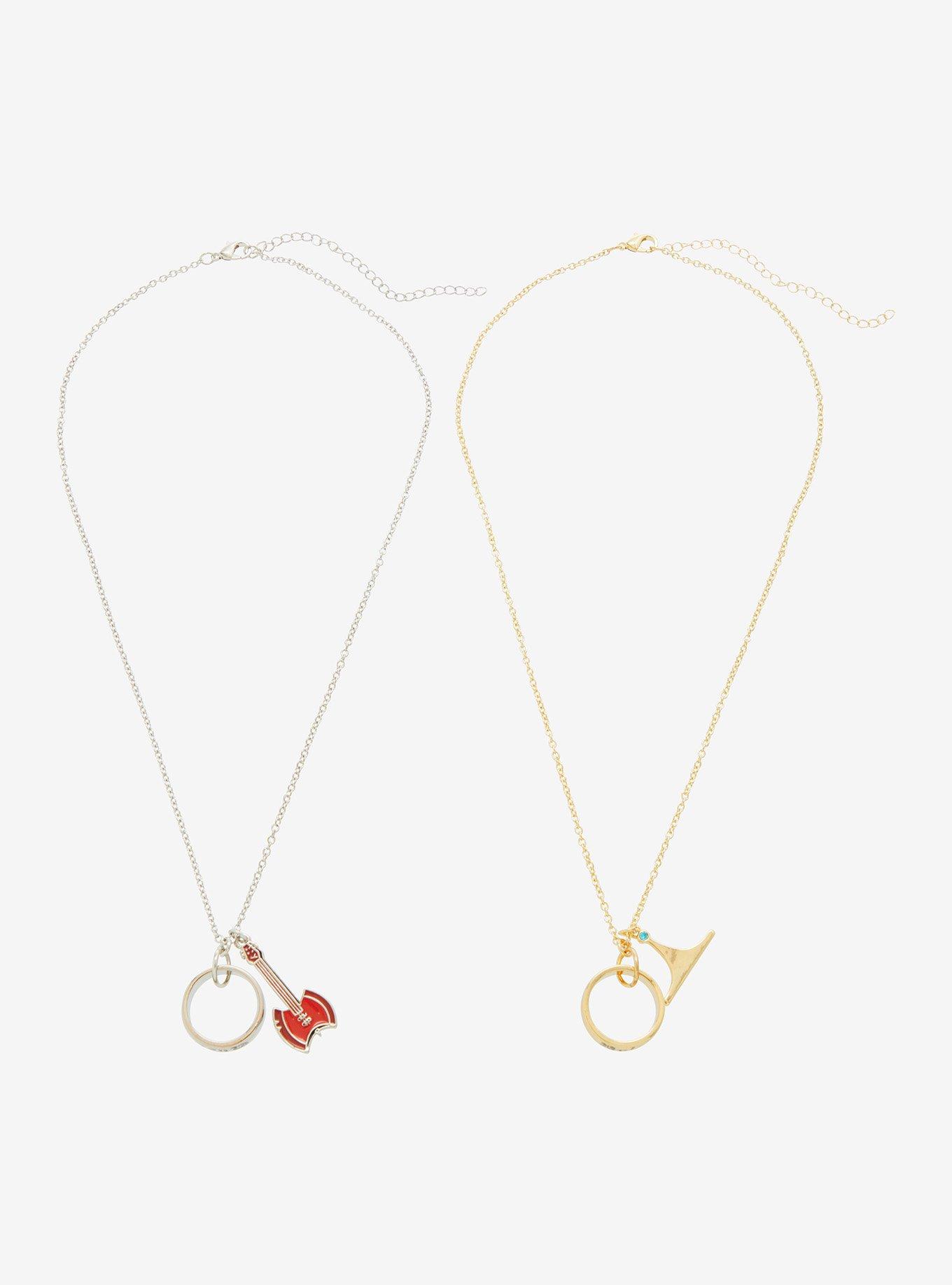 Adventure Time Marceline & Princess Bubblegum Best Friend Necklace Set, , alternate