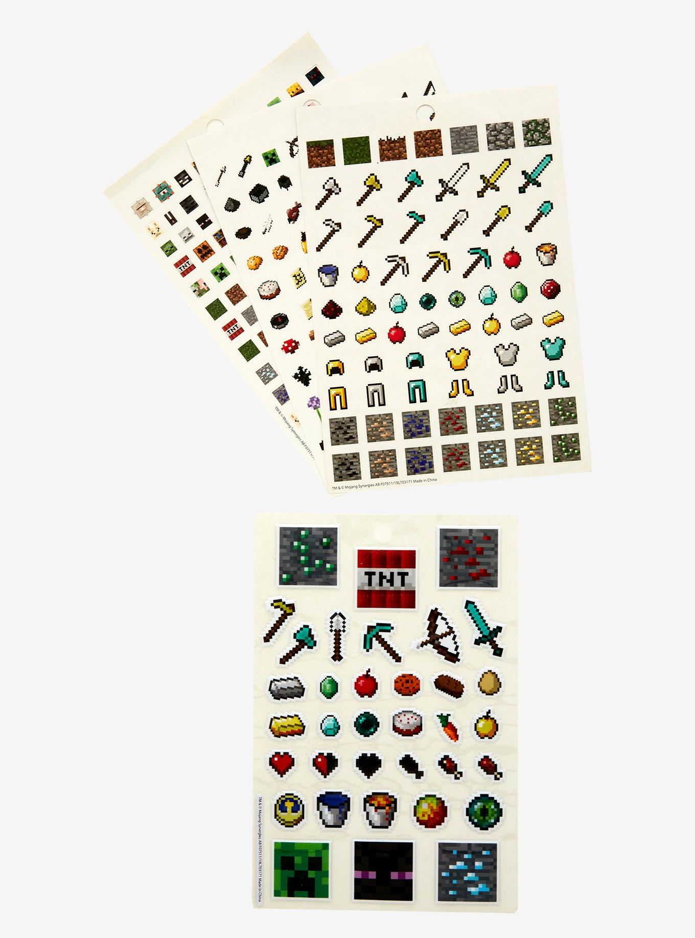 Minecraft Sticker Sheet Set, , alternate