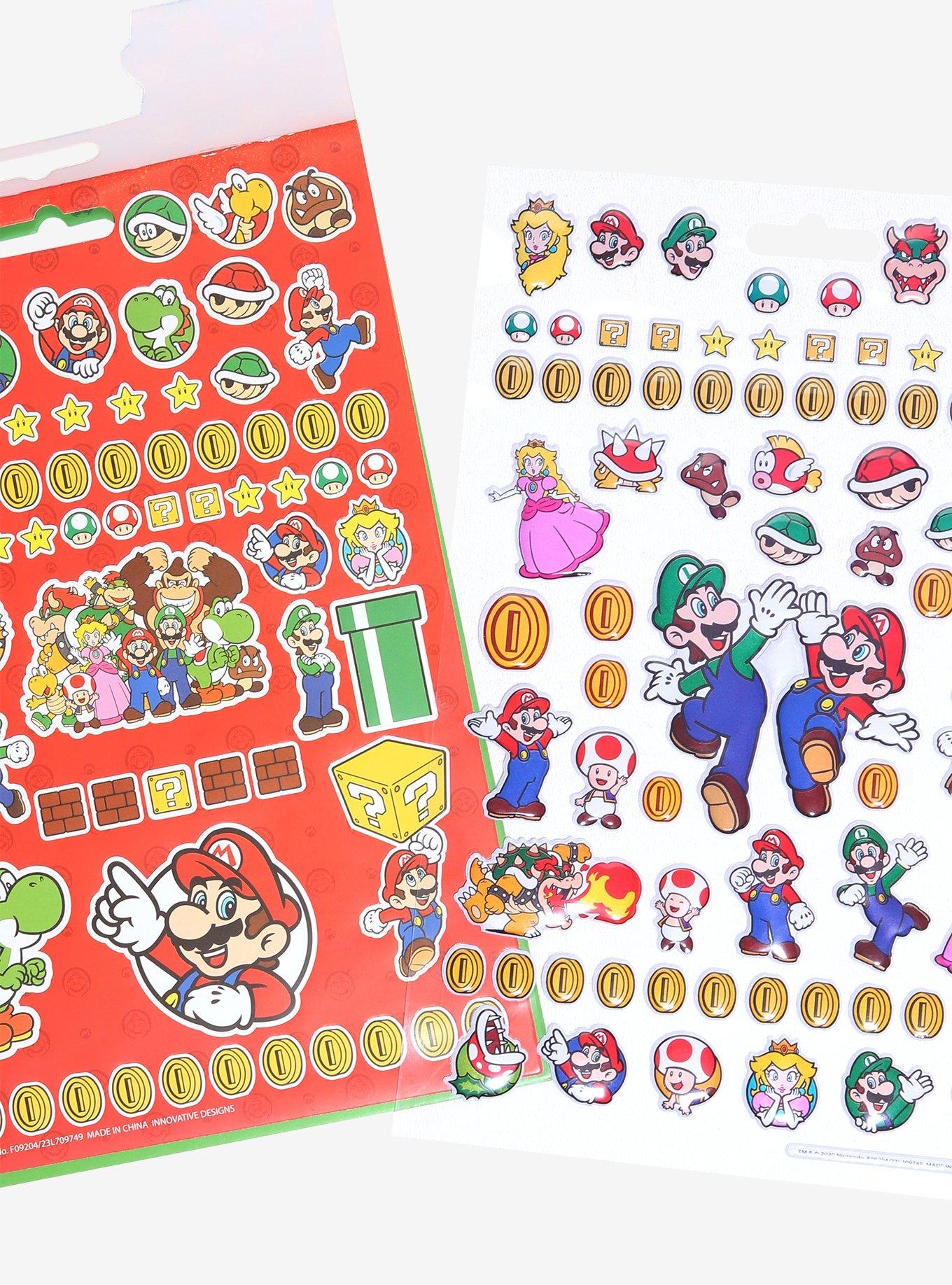 Super Mario Sticker Sheet Book, , hi-res