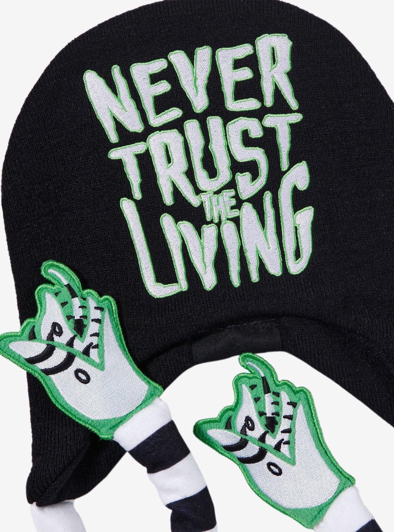 Beetlejuice Quote Sandworm Tassel Beanie, , alternate