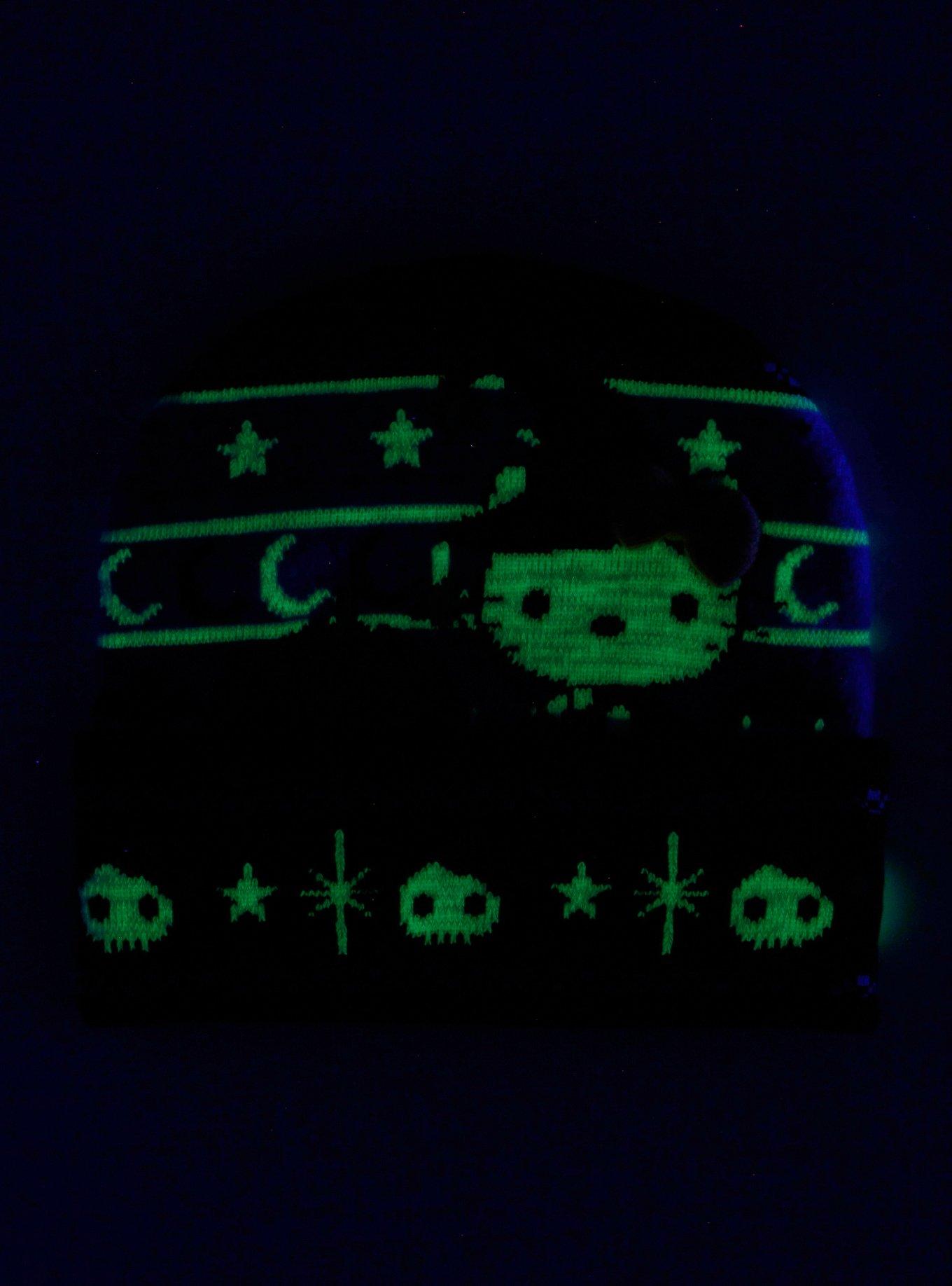 Hello Kitty Halloween Glow-In-The-Dark Beanie