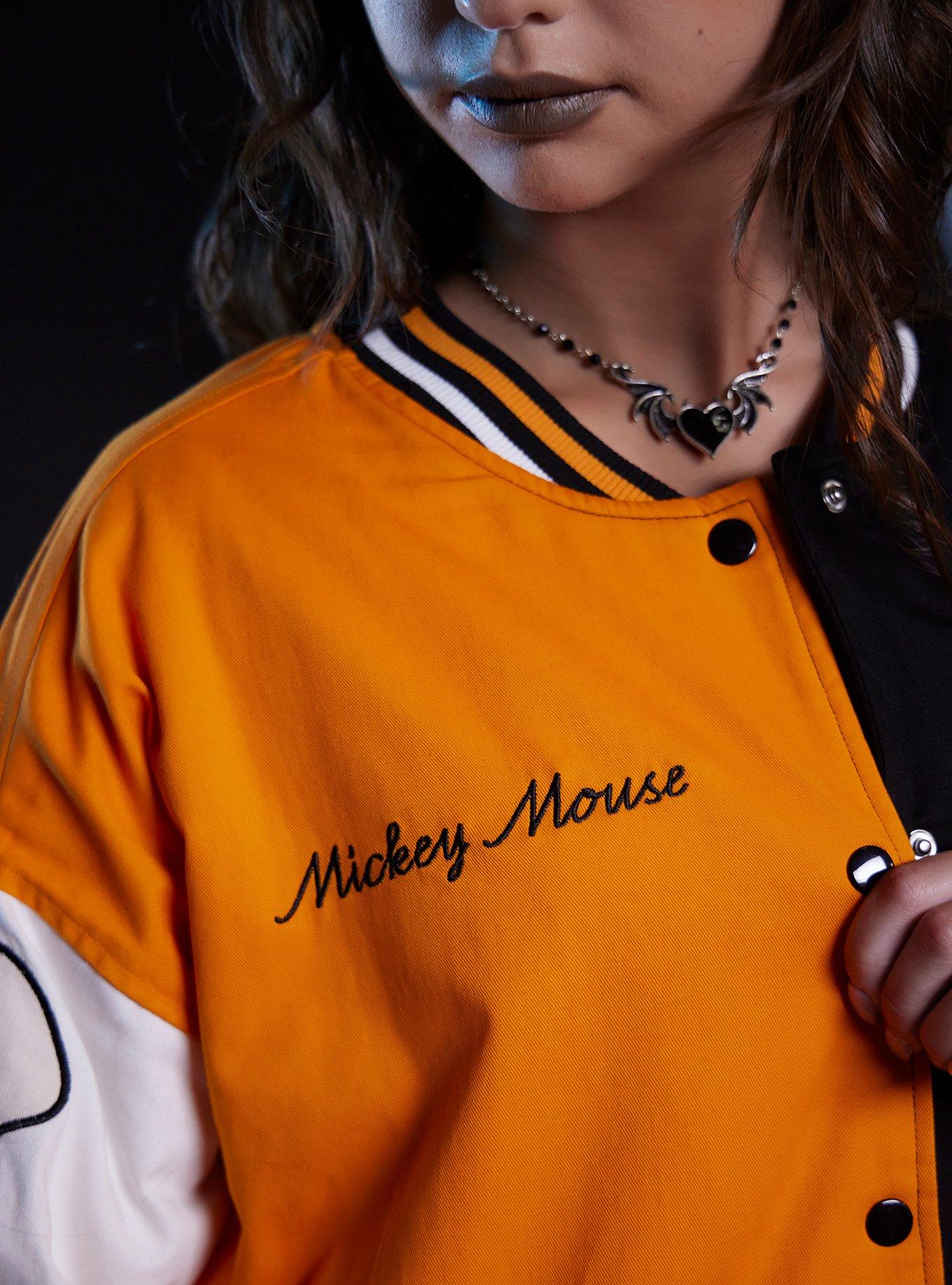 Her Universe Disney Halloween Split Girls Oversized Varsity Jacket, MULTI, alternate