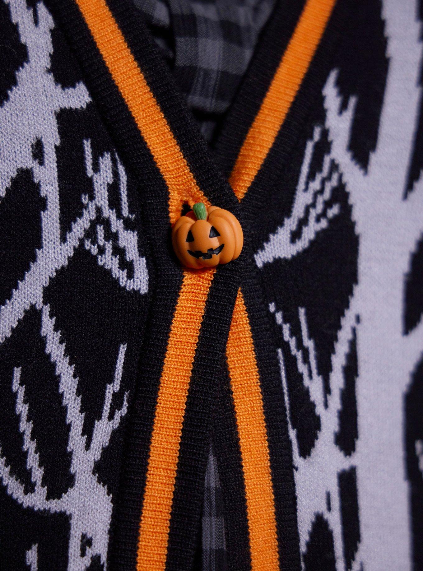 Her Universe Disney Halloween Trick-Or-Treat Girls Cardigan, MULTI, alternate