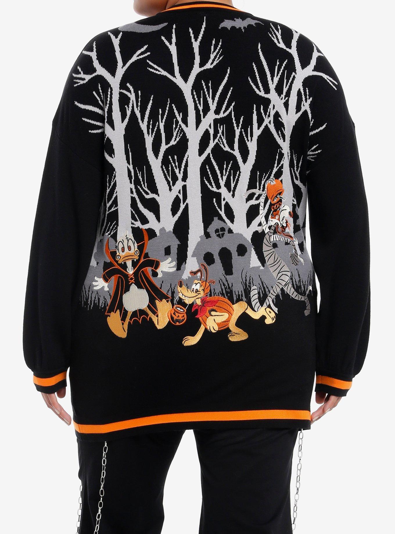 Her Universe Disney Halloween Trick-Or-Treat Girls Cardigan Plus Size, MULTI, alternate
