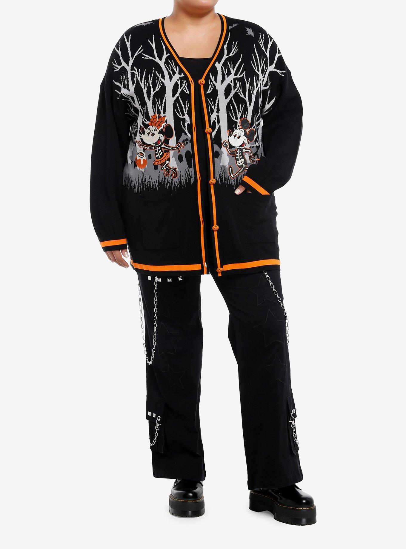 Her Universe Disney Halloween Trick-Or-Treat Girls Cardigan Plus Size, MULTI, alternate