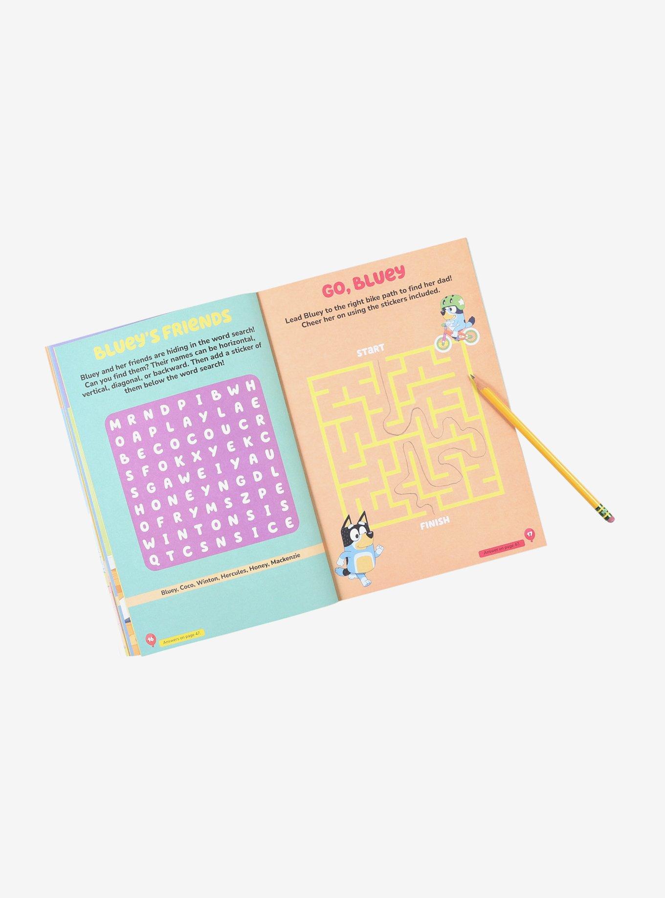 Bluey Sticker Activity Book, , alternate