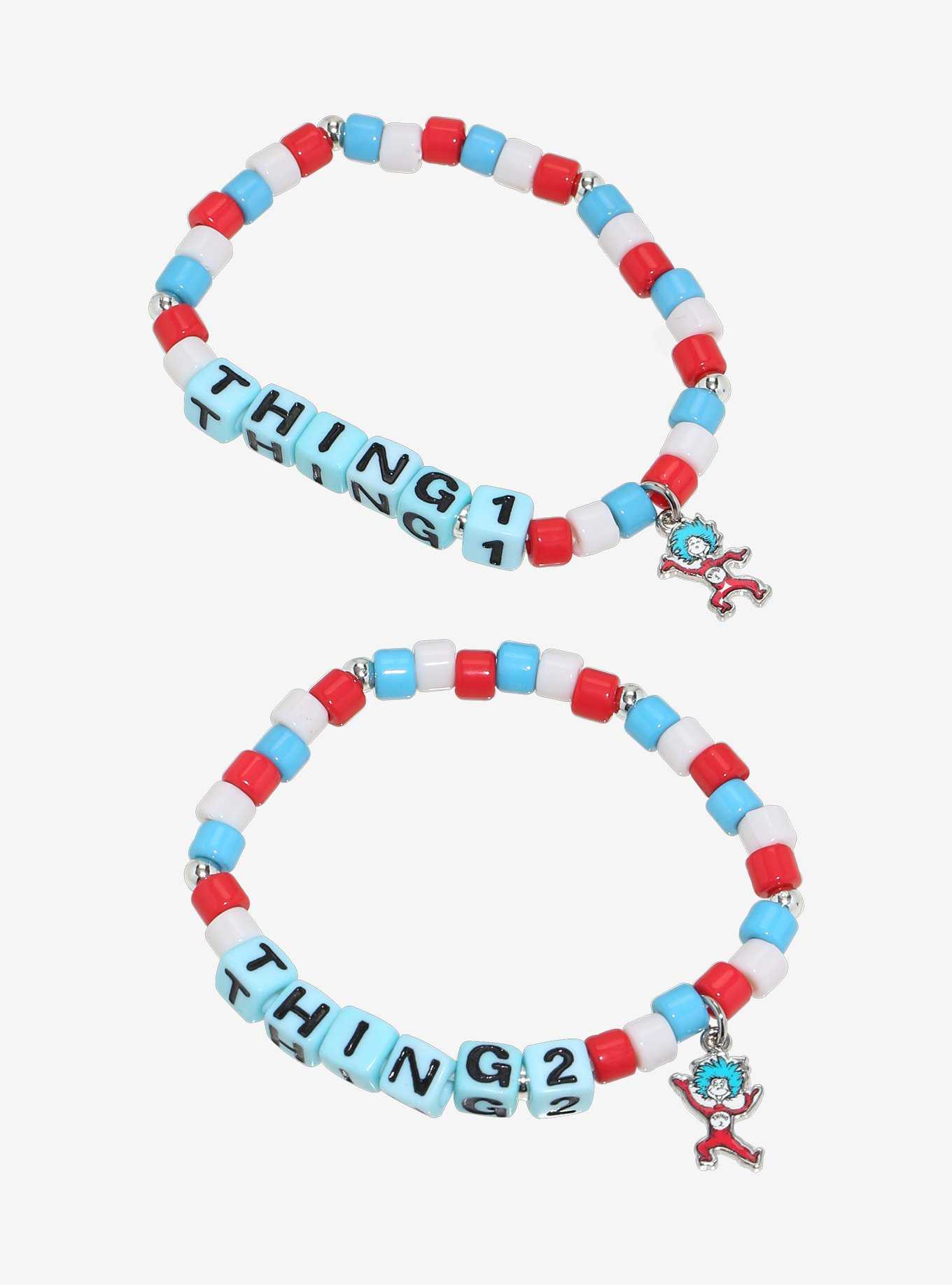 Dr. Seuss Thing 1 & Thing 2 Best Friend Bracelet Set, , hi-res