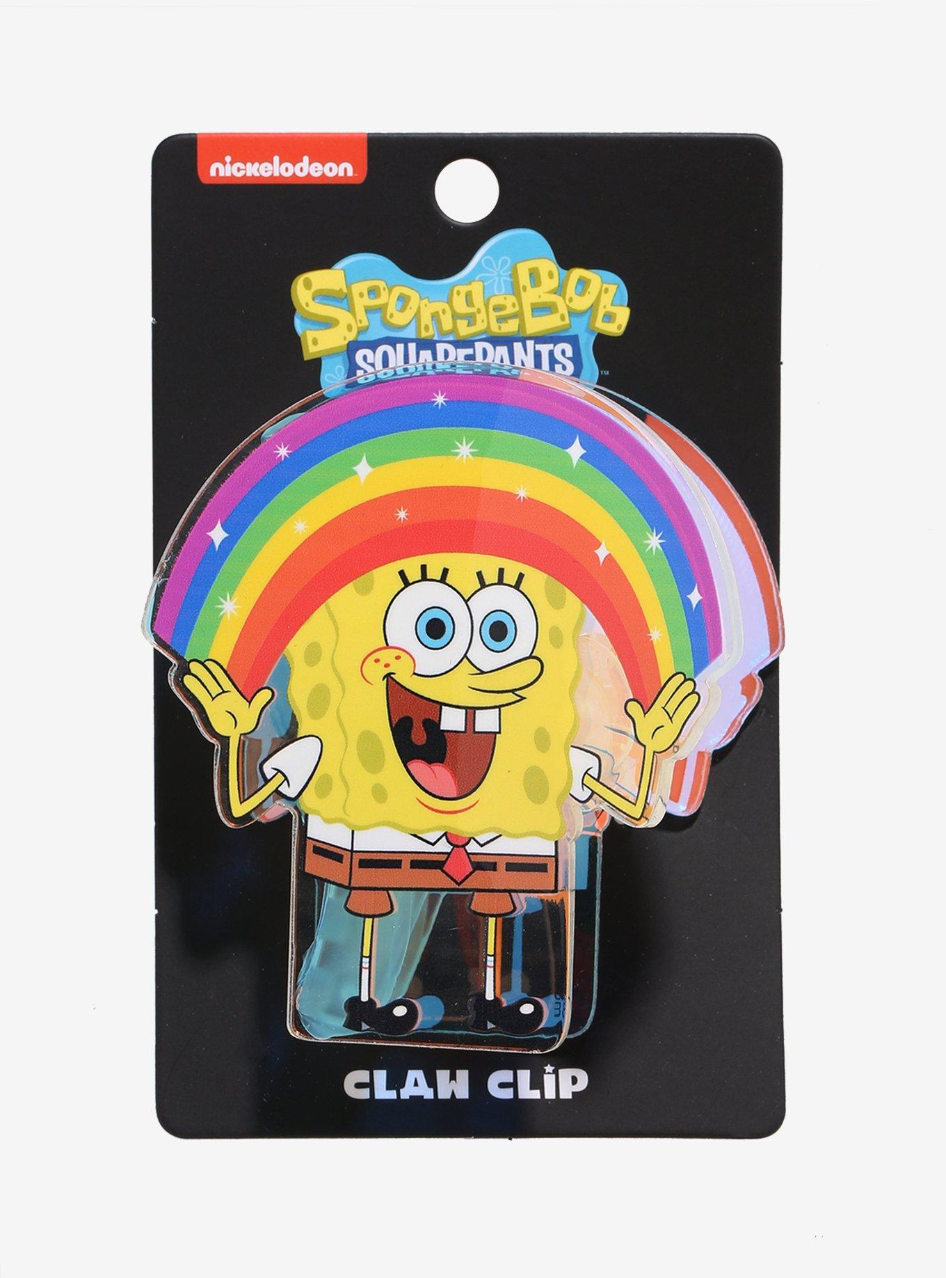 SpongeBob SquarePants Rainbow Claw Hair Clip, , alternate