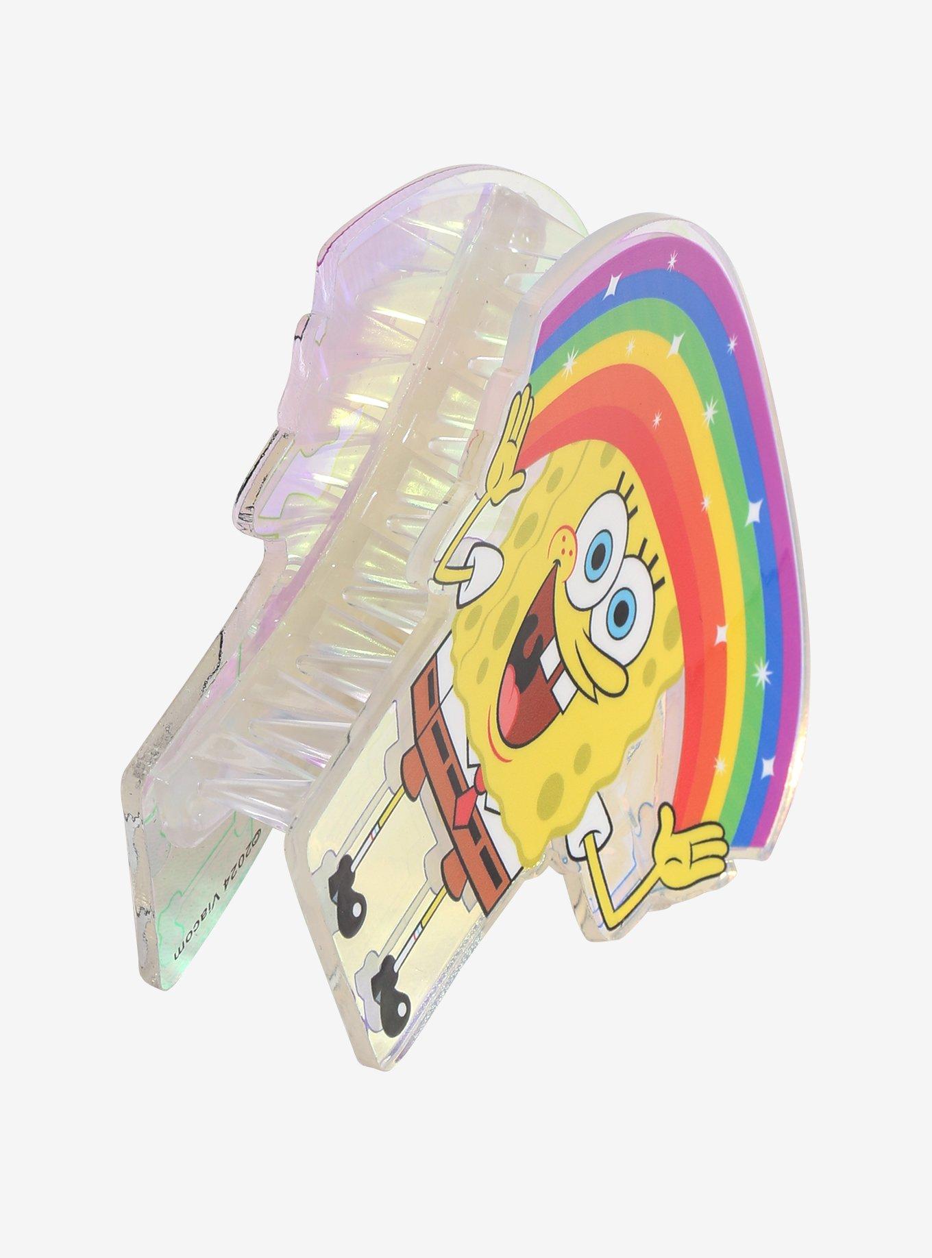 SpongeBob SquarePants Rainbow Claw Hair Clip, , alternate