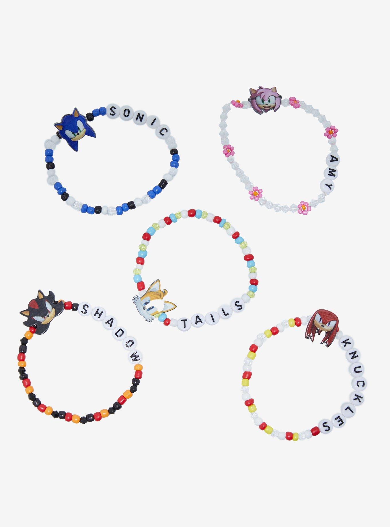 Sonic The Hedgehog Character Bead Bracelet Set, , hi-res