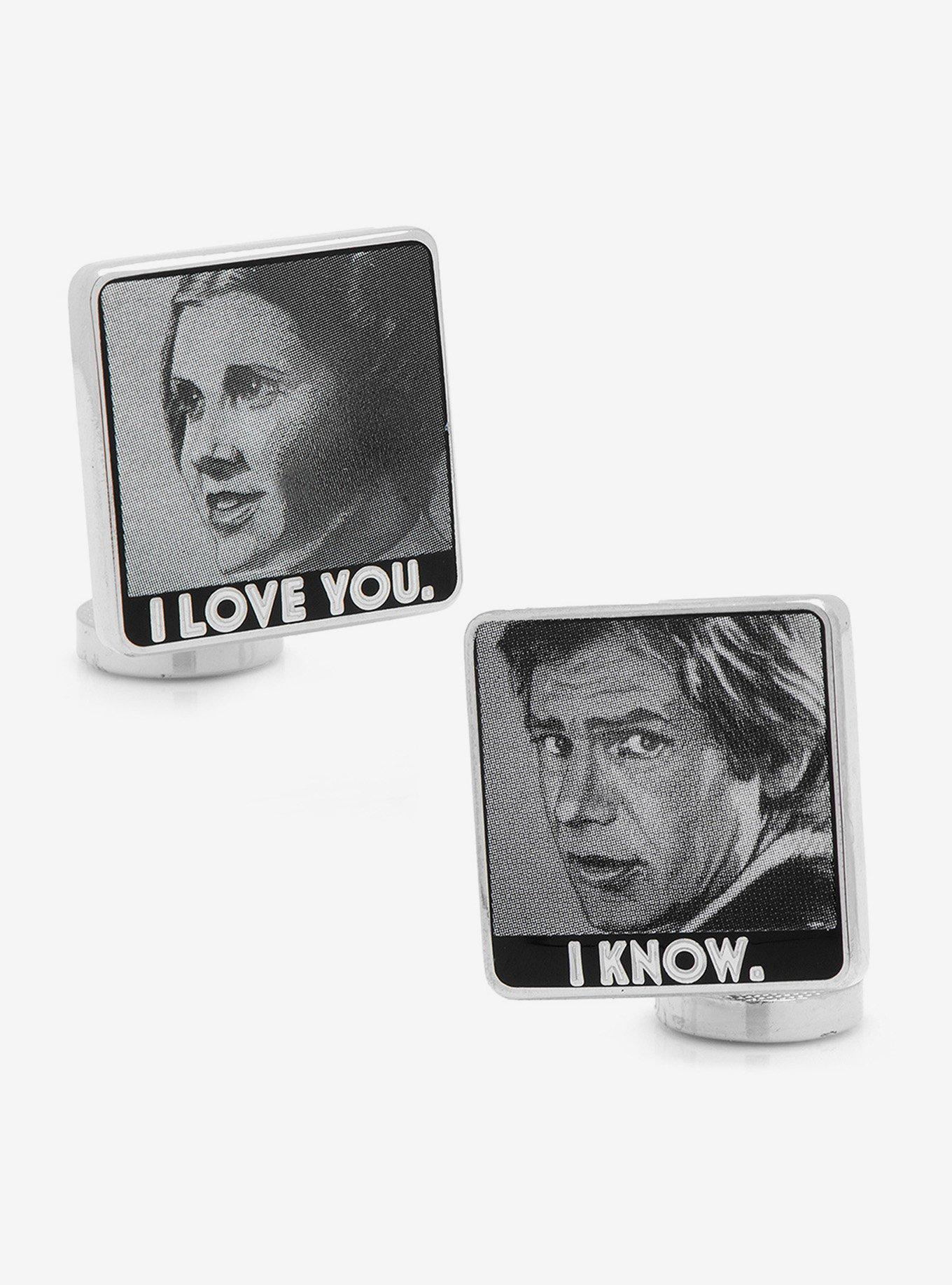 Star Wars "I Love You I Know" Cufflinks and Tie Bar Set, , alternate