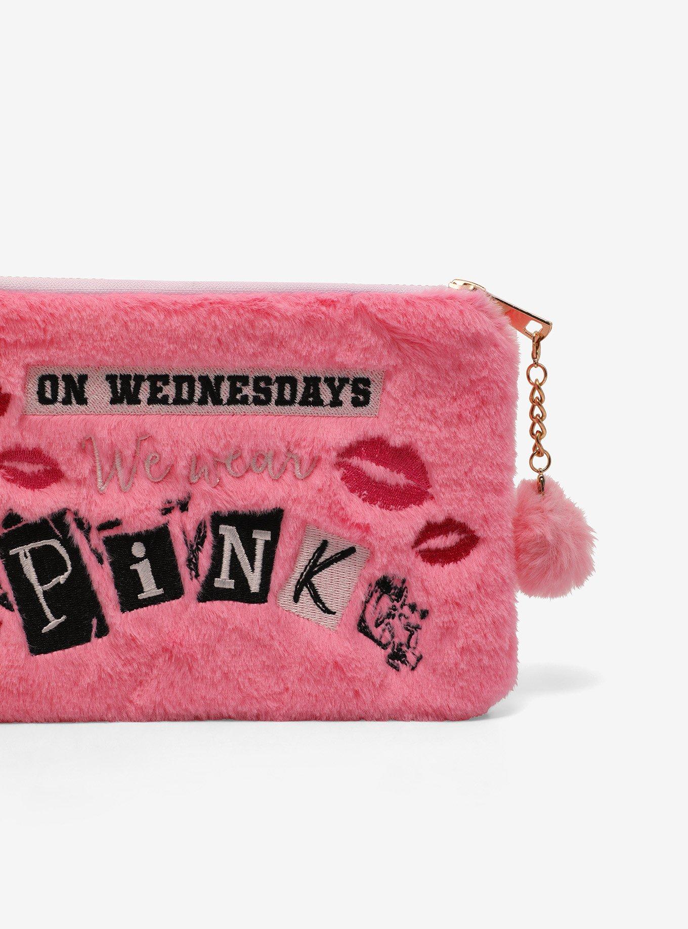 Mean Girls Fuzzy Accessory Pouch, , alternate