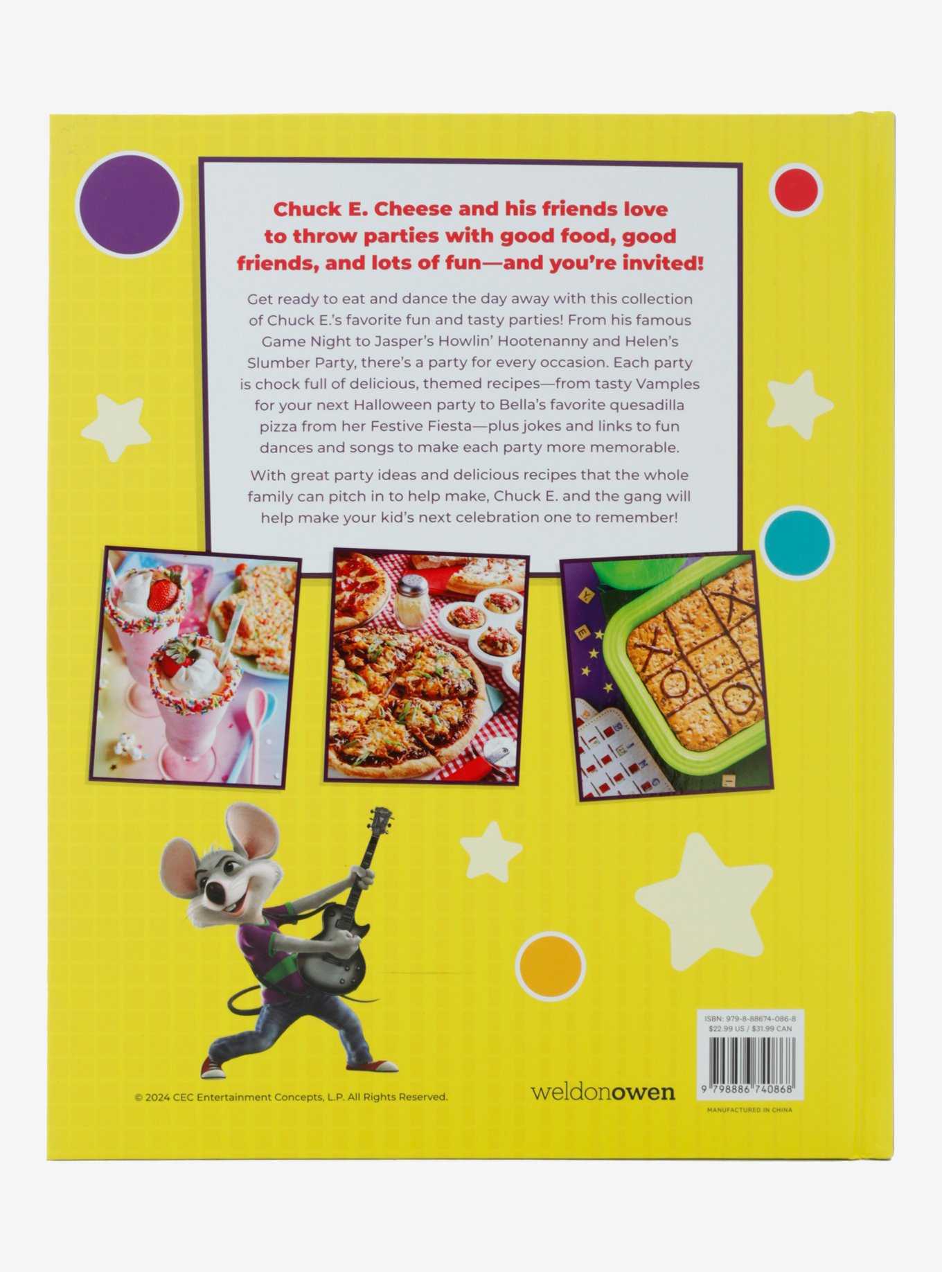 Chuck E. Cheese and Friends Party Cookbook, , hi-res