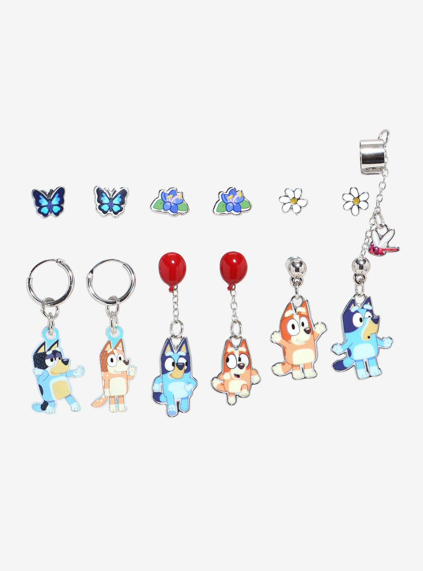 Bluey Icons & Characters Earring Set - BoxLunch Exclusive, , alternate