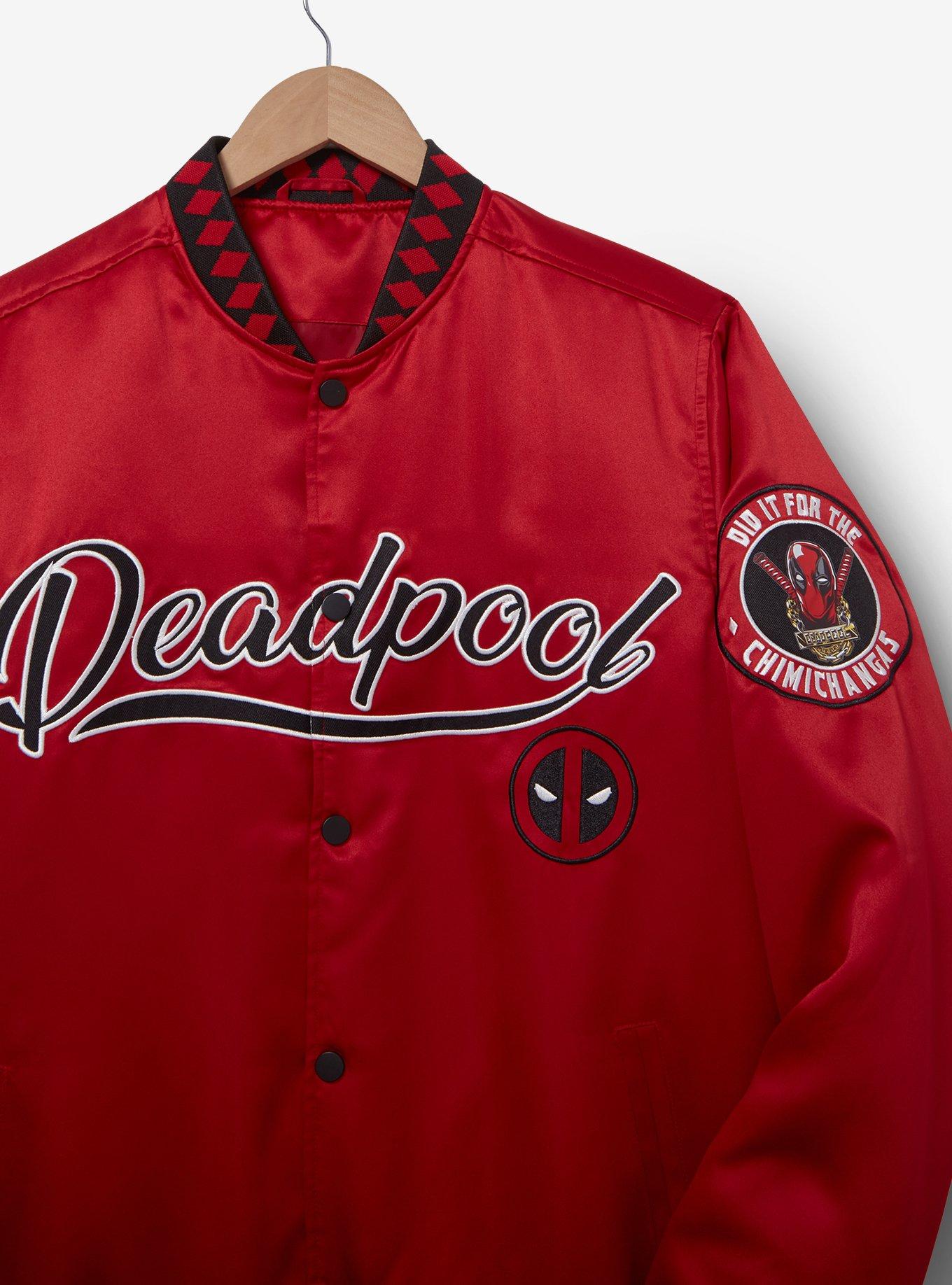 Marvel Deadpool Red Bomber Jacket — BoxLunch Exclusive