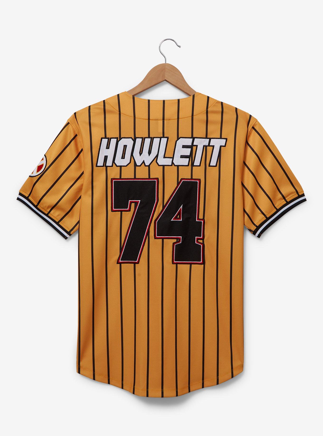 Marvel X-Men Wolverine Howlett Striped Baseball Jersey - BoxLunch Exclusive, , alternate