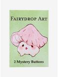 Mushroom Buddies Blind Bag Button By Fairydrop Art, , alternate