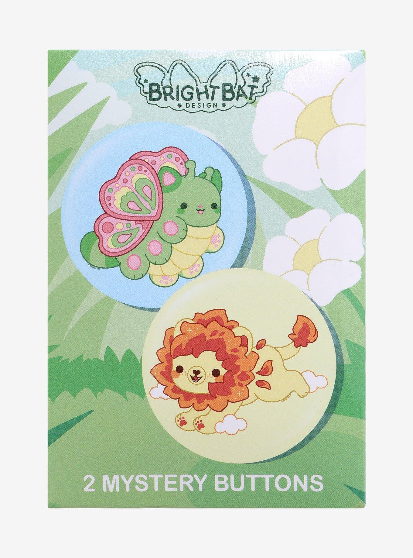 Mystery Animal Blind Bag Button Set By Bright Bat Design, , alternate