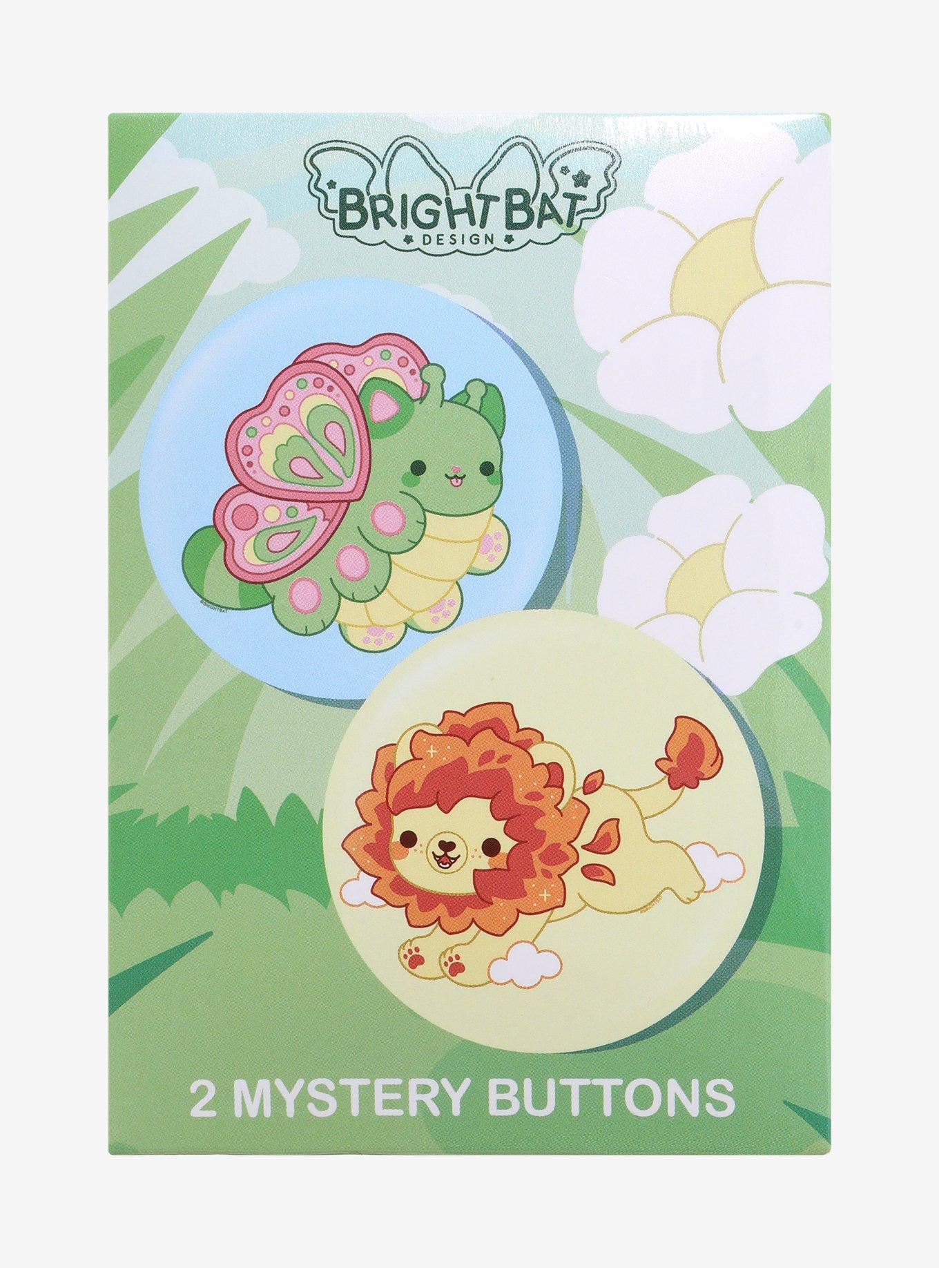 Mystery Animal Blind Bag Button Set By Bright Bat Design, , hi-res