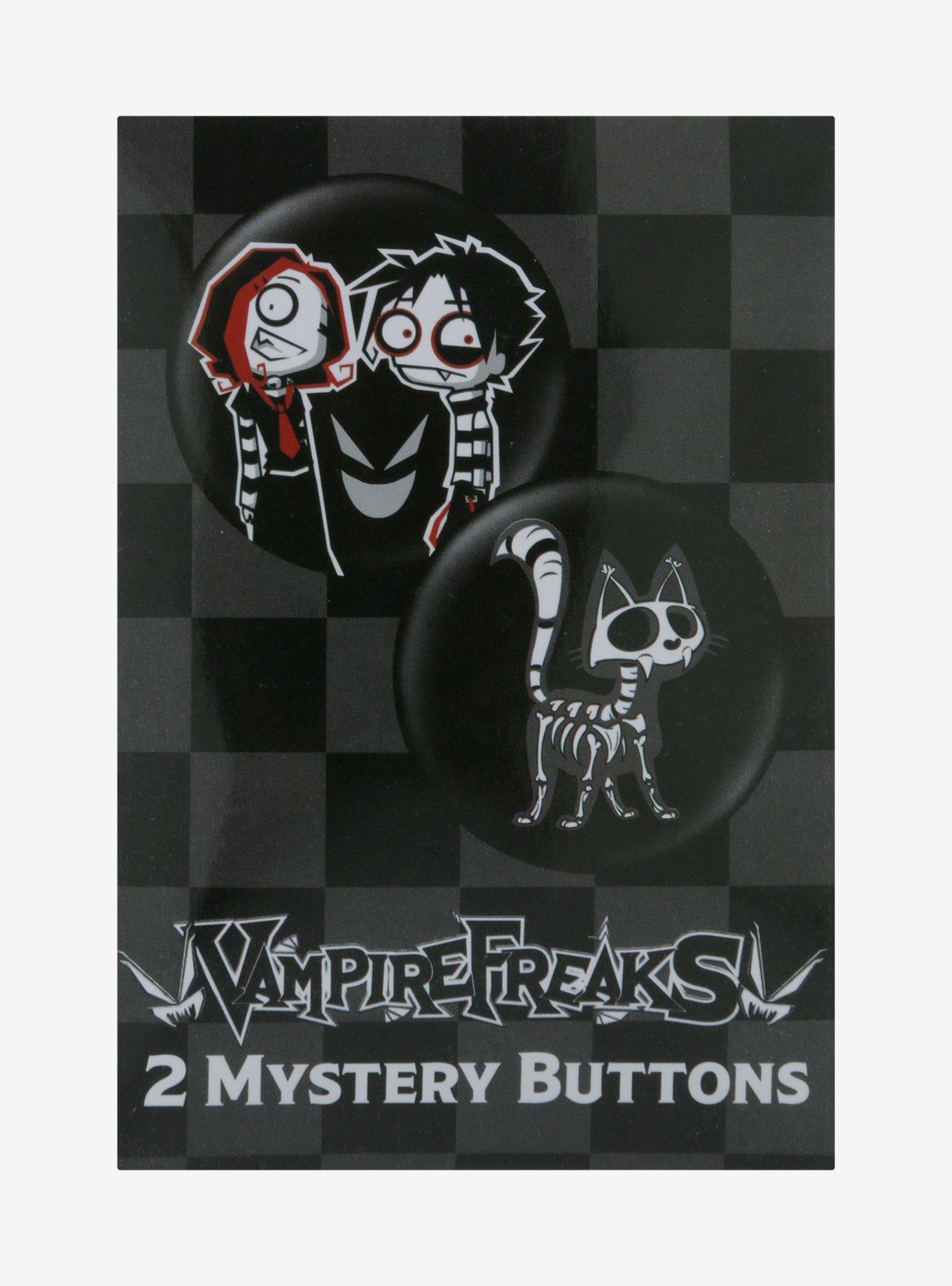 Vampire Freaks Goth Character Blind Box Button, , alternate