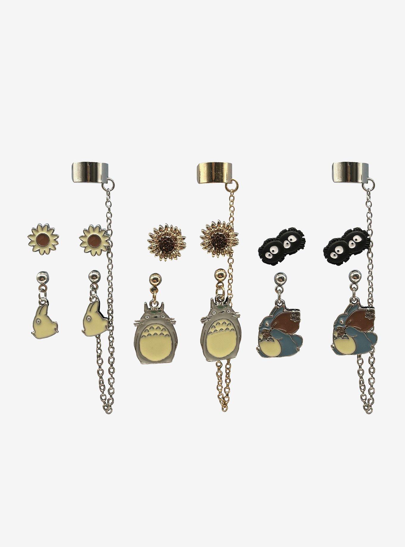 Studio Ghibli® My Neighbor Totoro Sunflower Cuff Earring Set, , hi-res