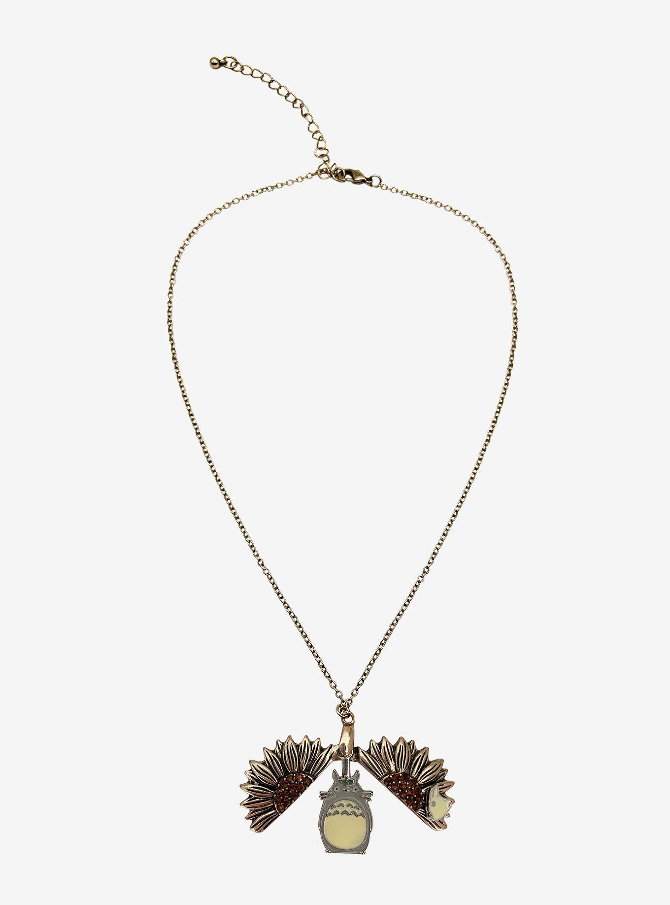 Studio Ghibli® My Neighbor Totoro Sunflower Locket Necklace, , alternate
