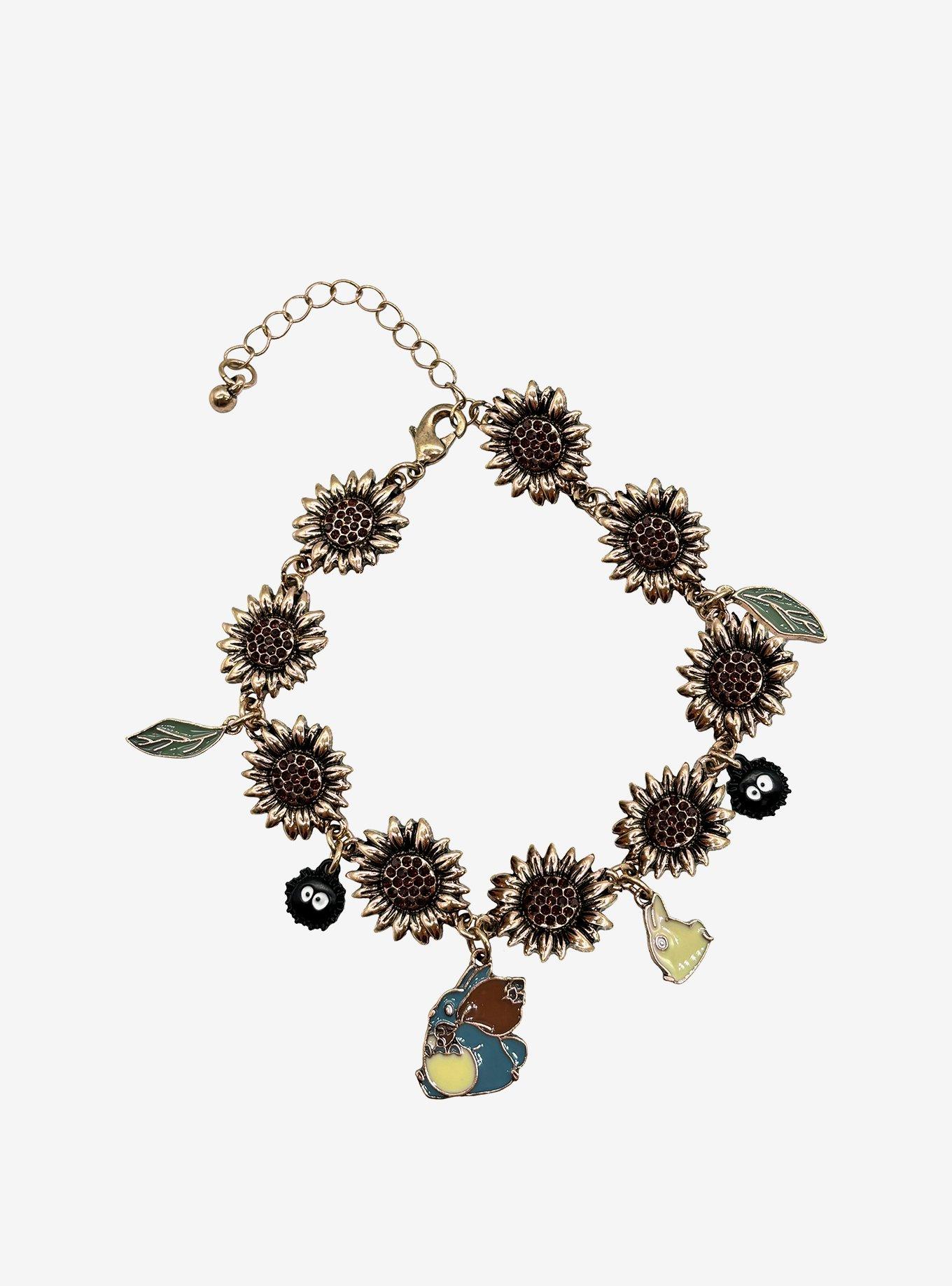 Studio Ghibli® My Neighbor Totoro Sunflower Charm Bracelet, , hi-res